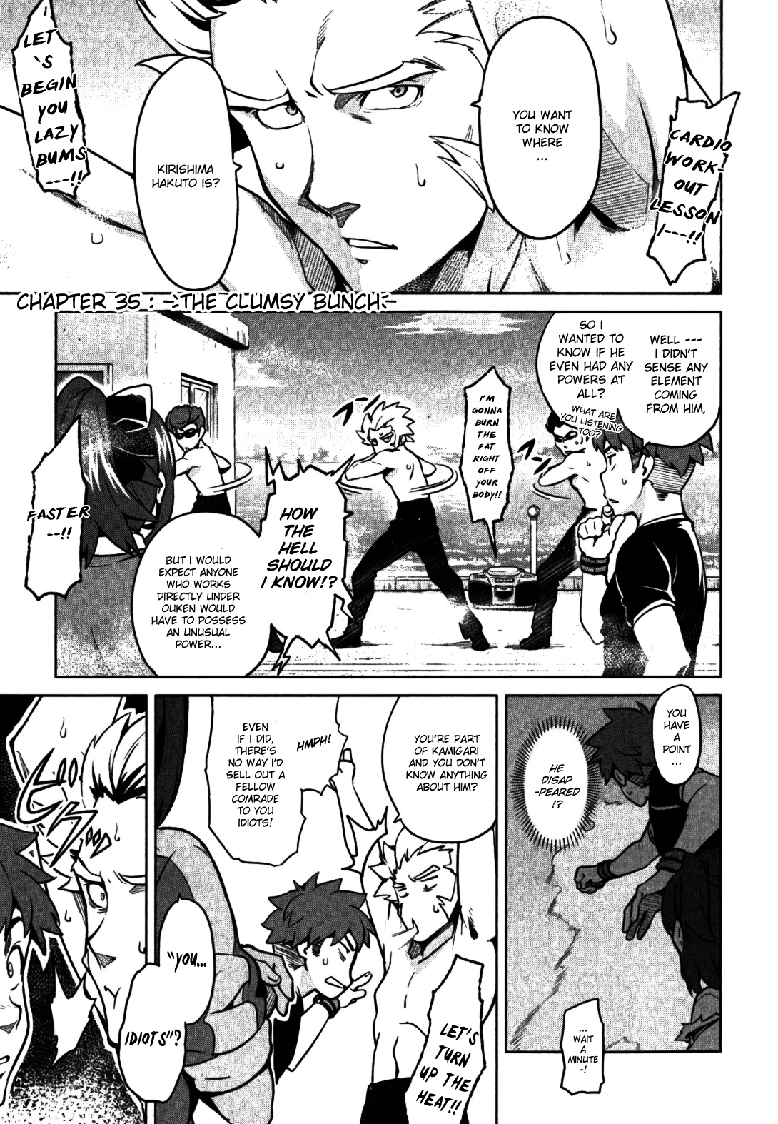 Maken-Ki! Chapter 35 page 1 - Chapter 35: The Crazy Bunch