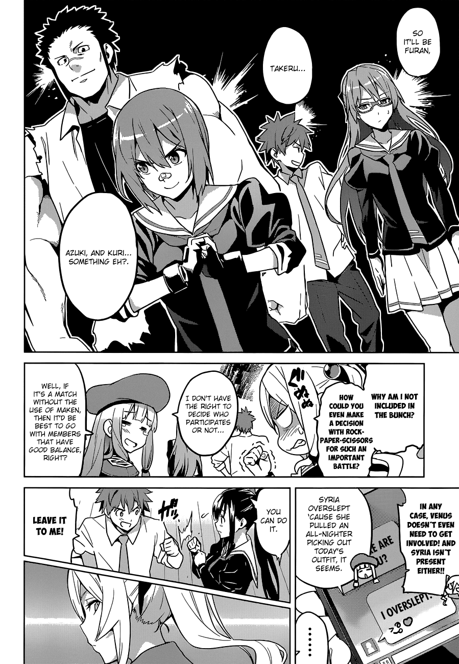 Maken-Ki! Chapter 66 page 22 - Chapter 66: Deluxe Pole Toppling