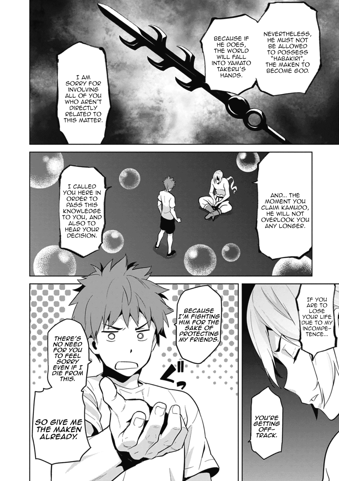 Maken-Ki! Chapter 77 page 14 - Chapter 77: An Inherited Right Arm
