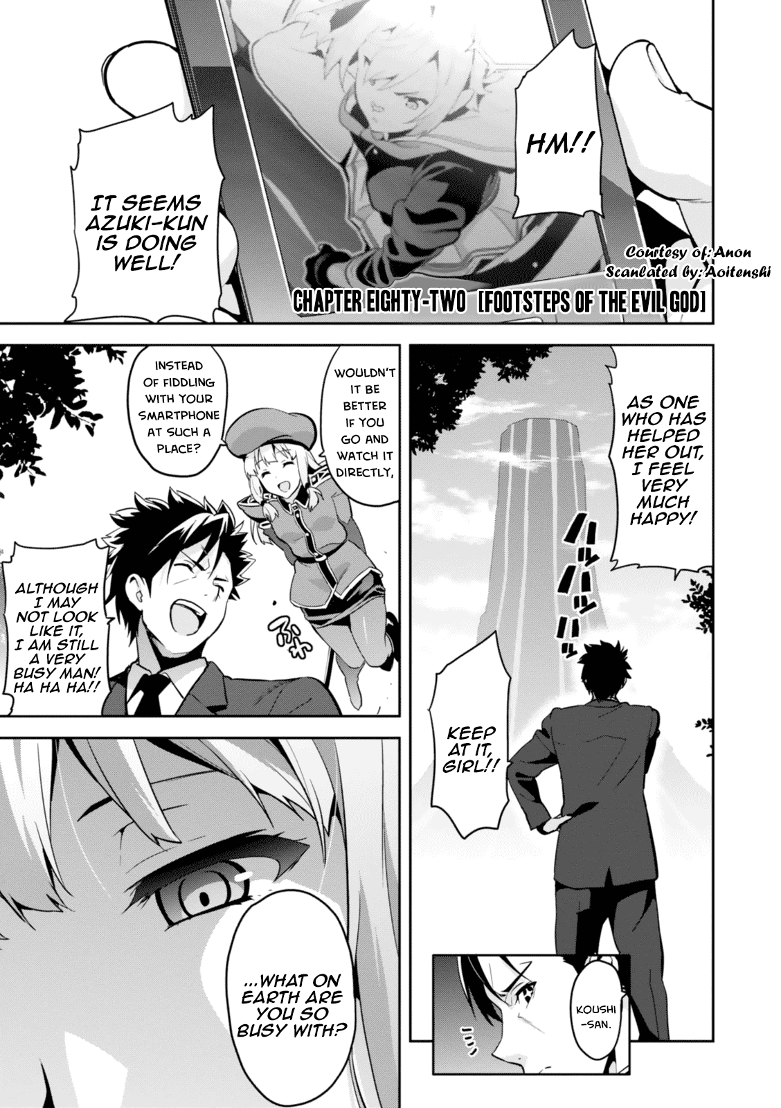 Maken-Ki! Chapter 82 page 1 - Chapter 82: Footsteps of the Evil God
