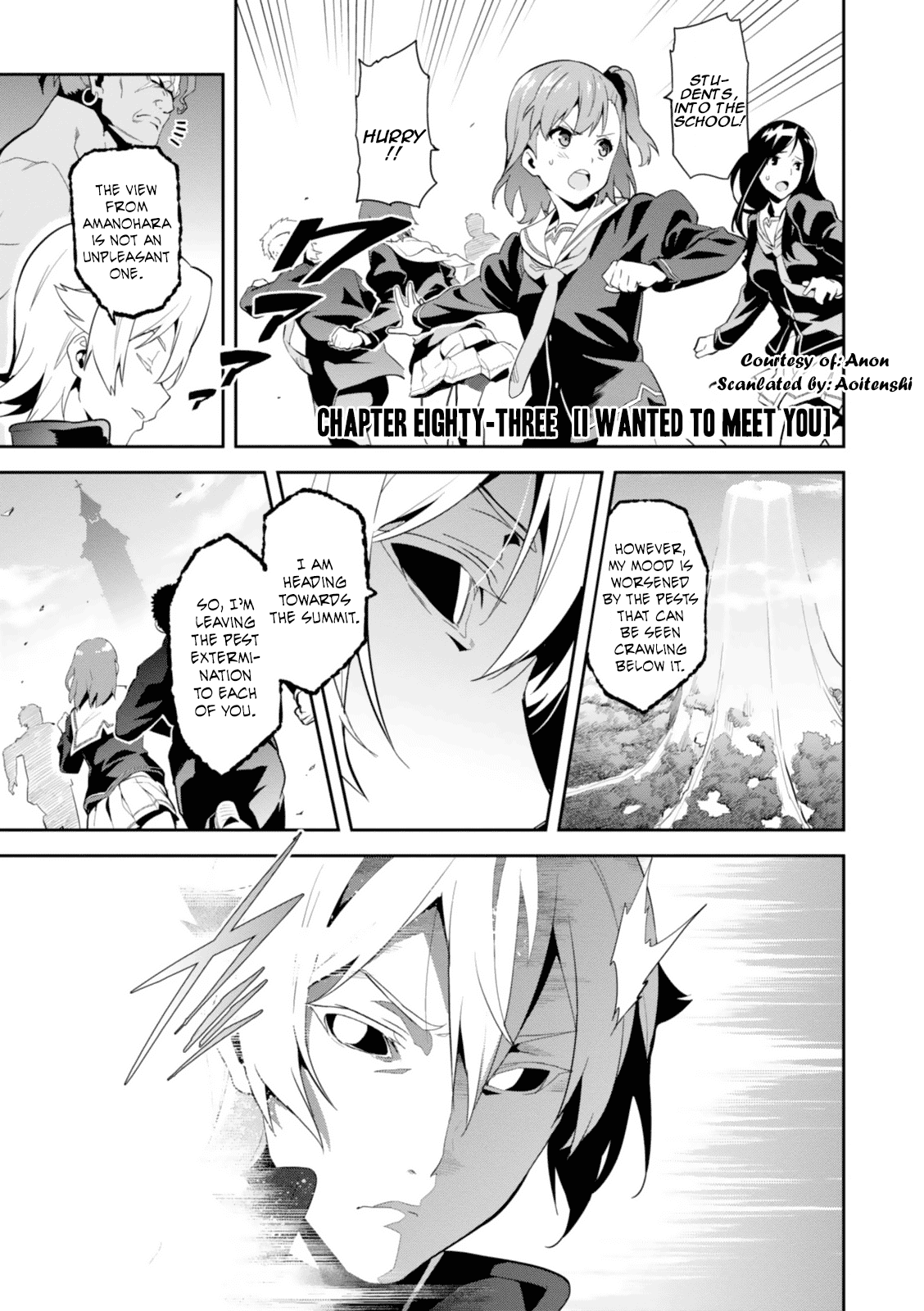Maken-Ki! Chapter 83 page 1 - Chapter 83: I Wanted to Meet You