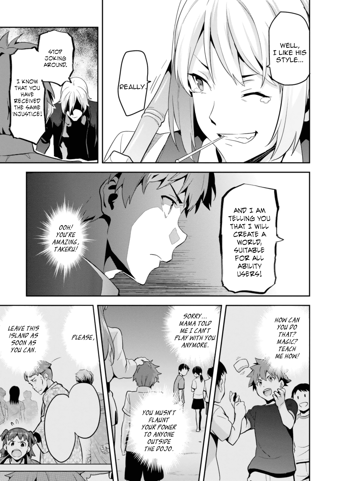 Maken-Ki! Chapter 84 page 12 - Chapter 84: Utopia of the Strong