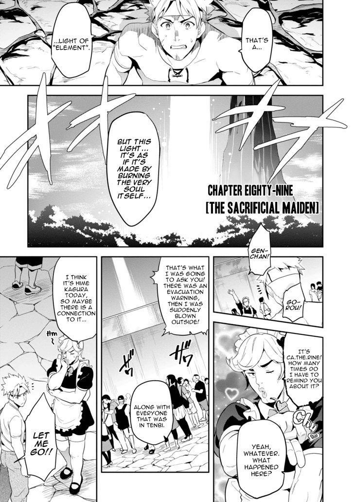 Maken-Ki! Chapter 89 page 1 - Chapter 89: The Sacrificial Maiden
