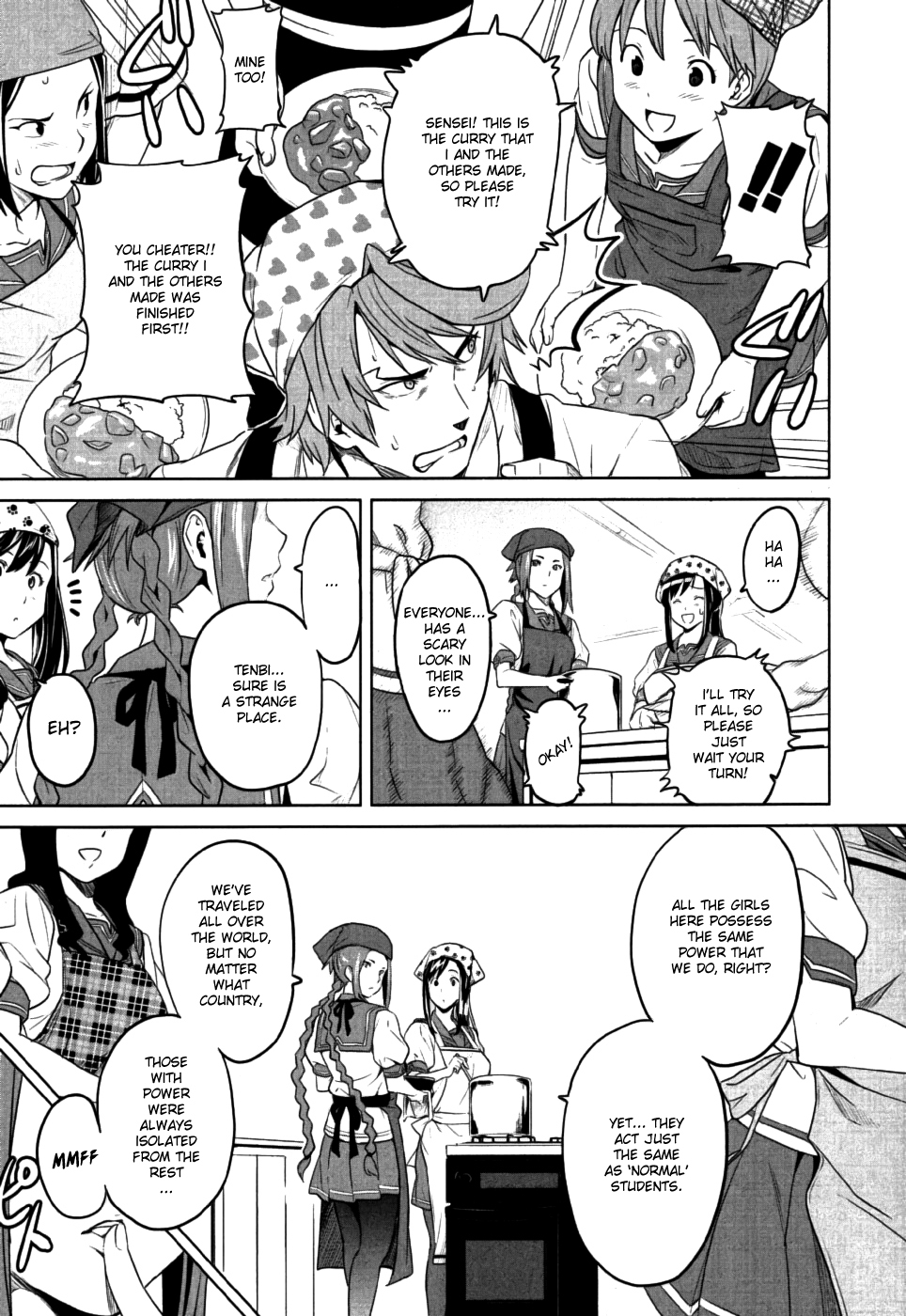 Maken-Ki! Chapter 9 page 9 - Chapter 9: A Day in Tenbi - Exchange Student Chapter