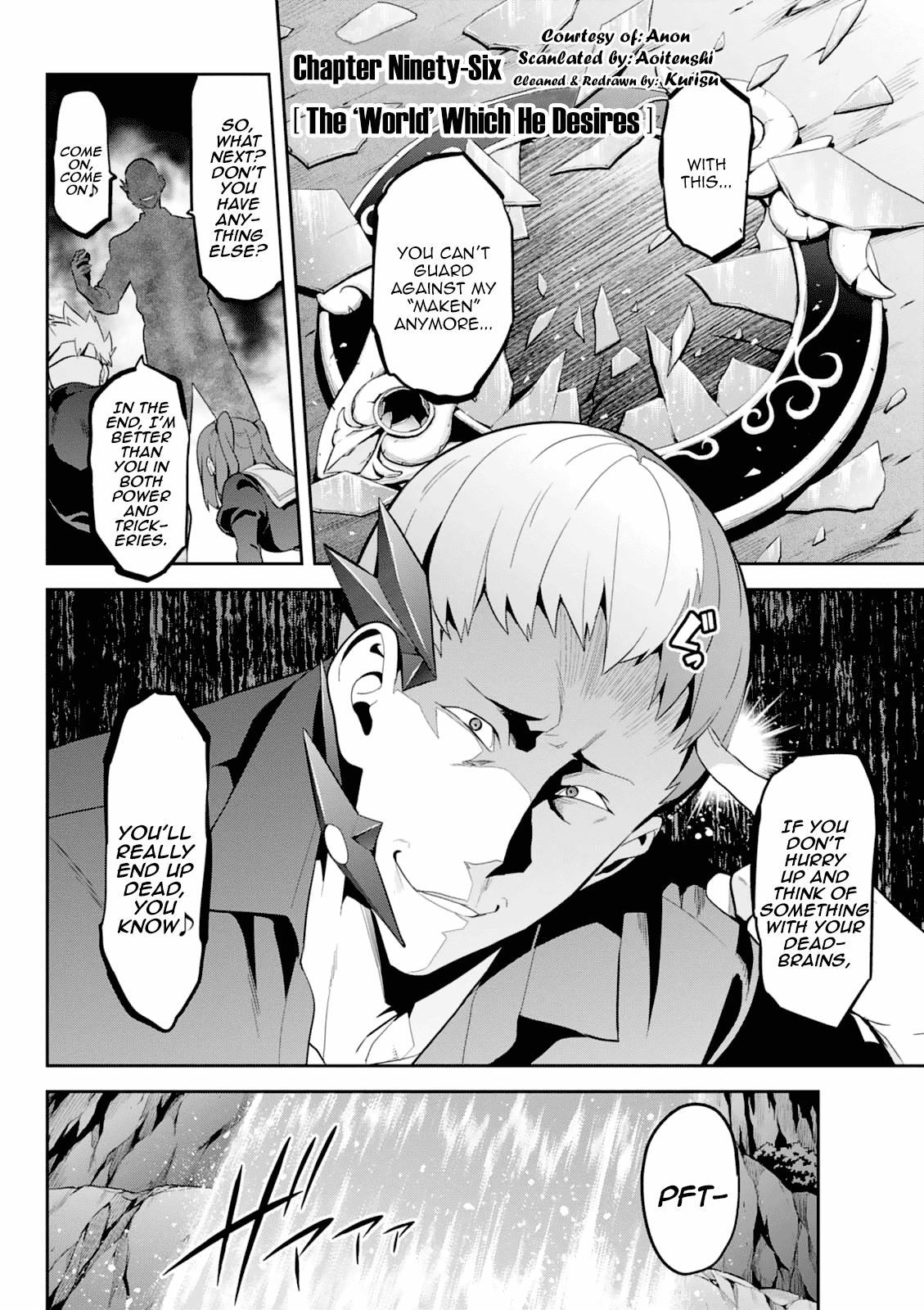 Maken-Ki! Chapter 96 page 1 - Chapter 96: The "World" Which He Desires