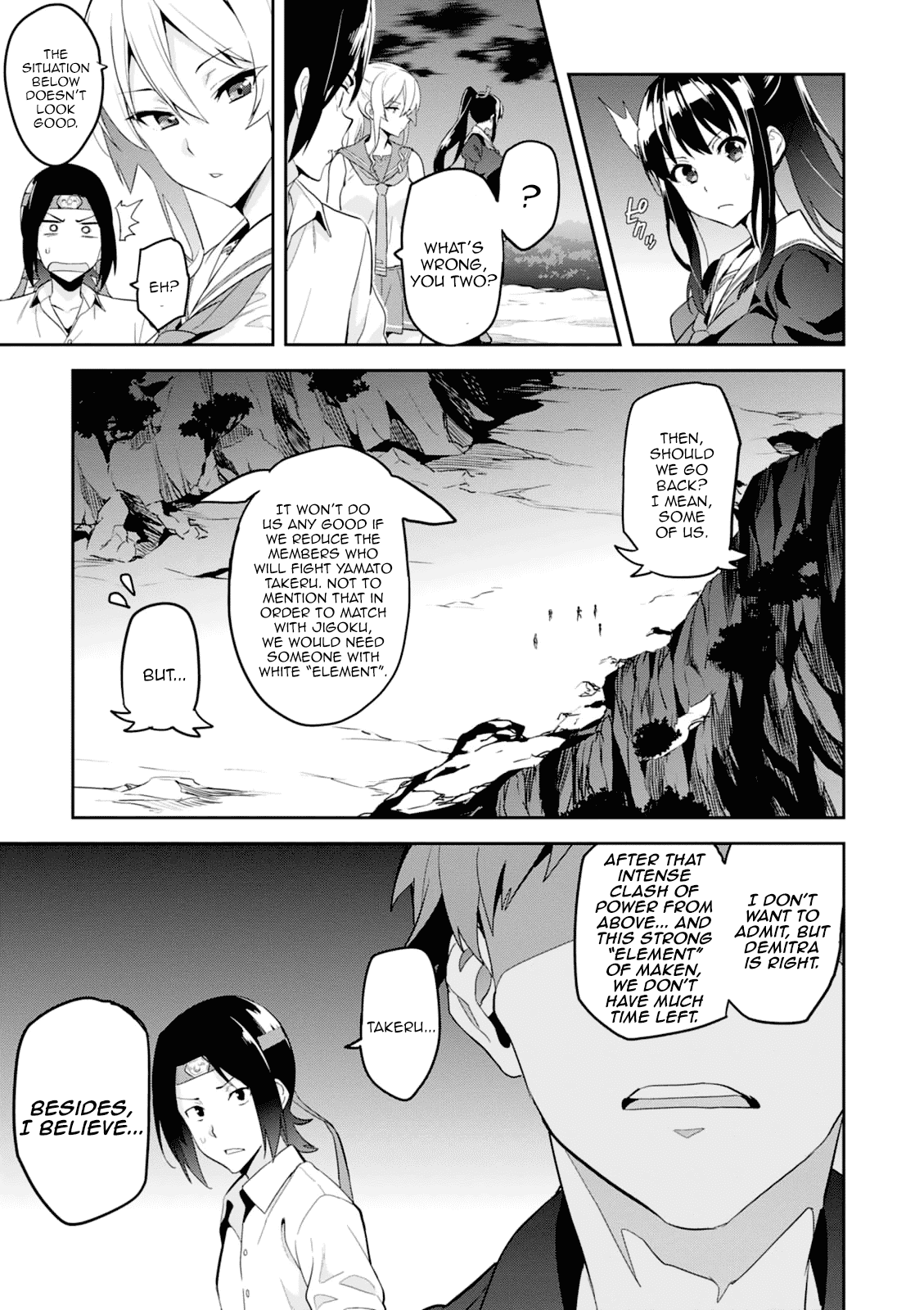 Maken-Ki! Chapter 96 page 15 - Chapter 96: The "World" Which He Desires