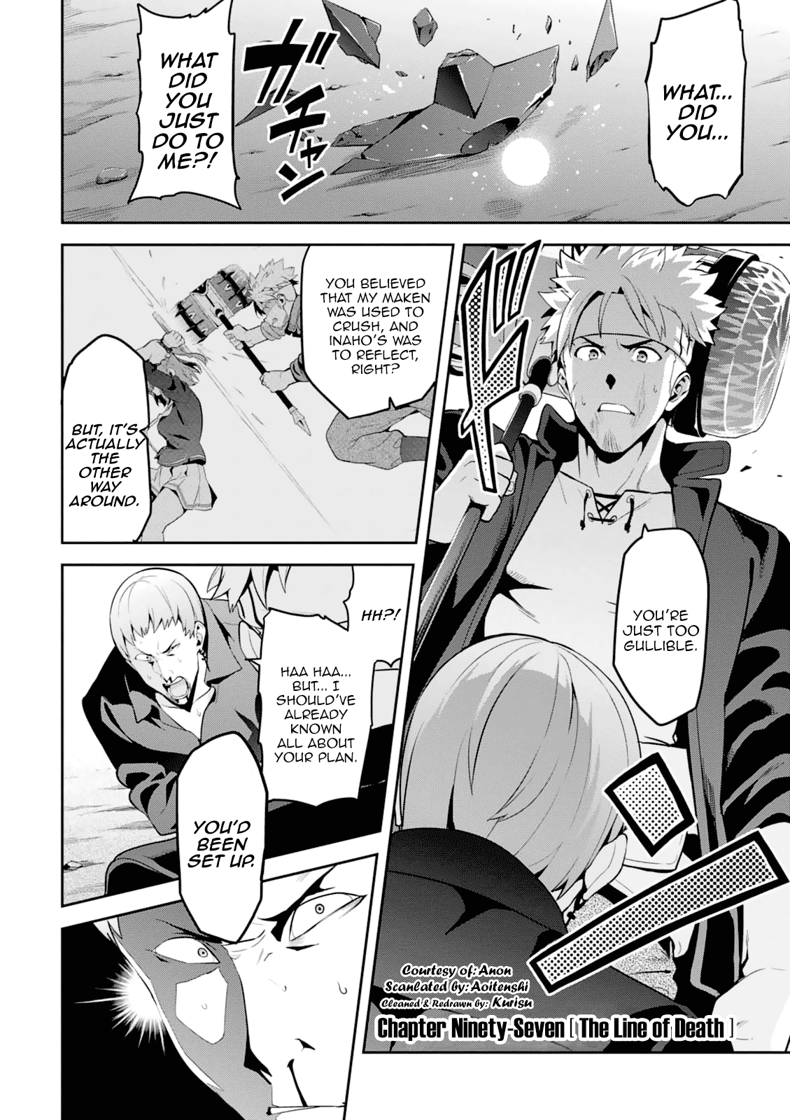 Maken-Ki! Chapter 97 page 1 - Chapter 97: The Line Of Death