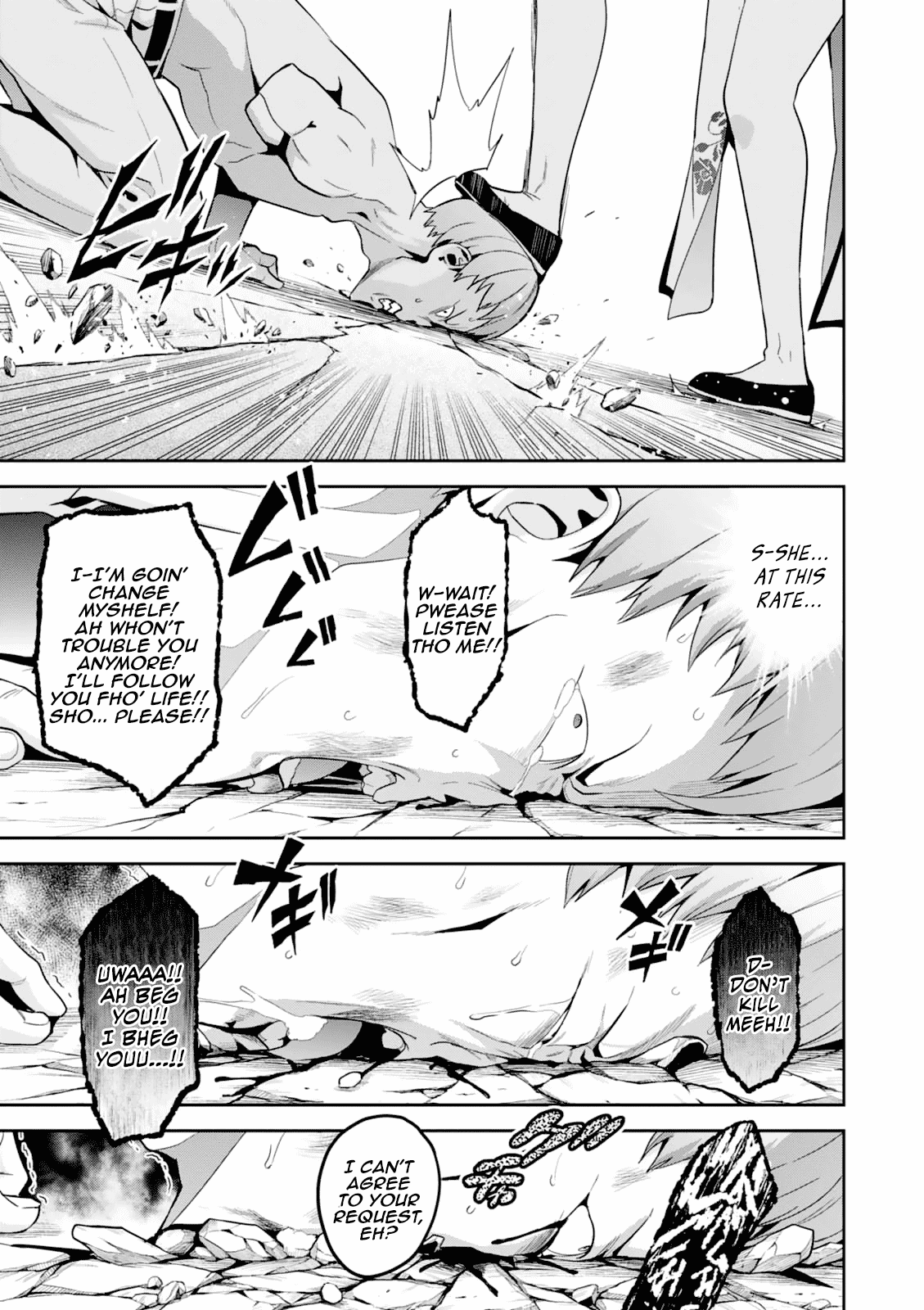 Maken-Ki! Chapter 97 page 21 - Chapter 97: The Line Of Death