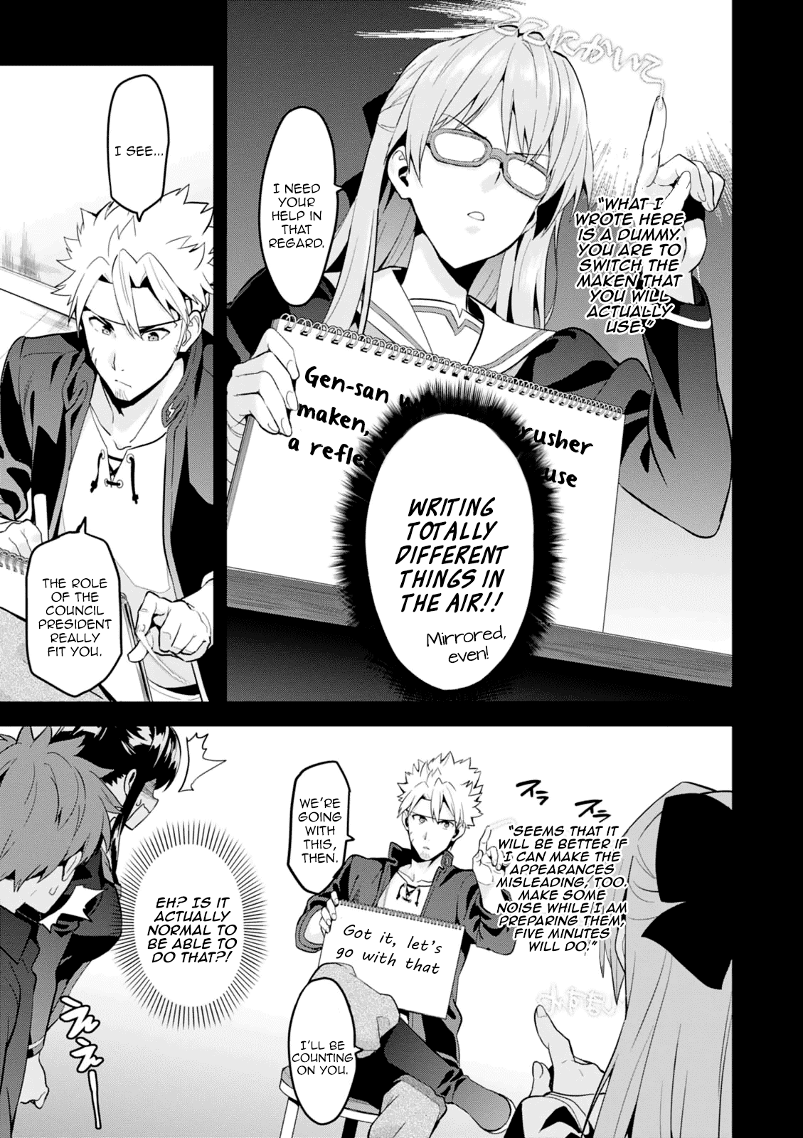Maken-Ki! Chapter 97 page 5 - Chapter 97: The Line Of Death