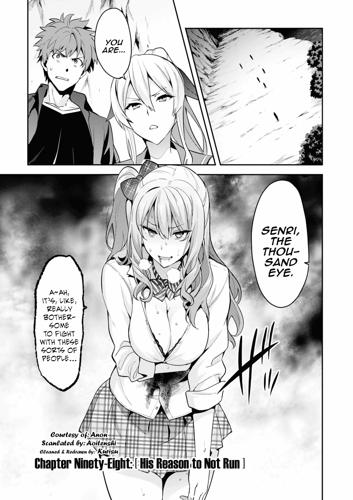 Maken-Ki! Chapter 98 page 1 - Chapter 98: His Reason to Not Give Up