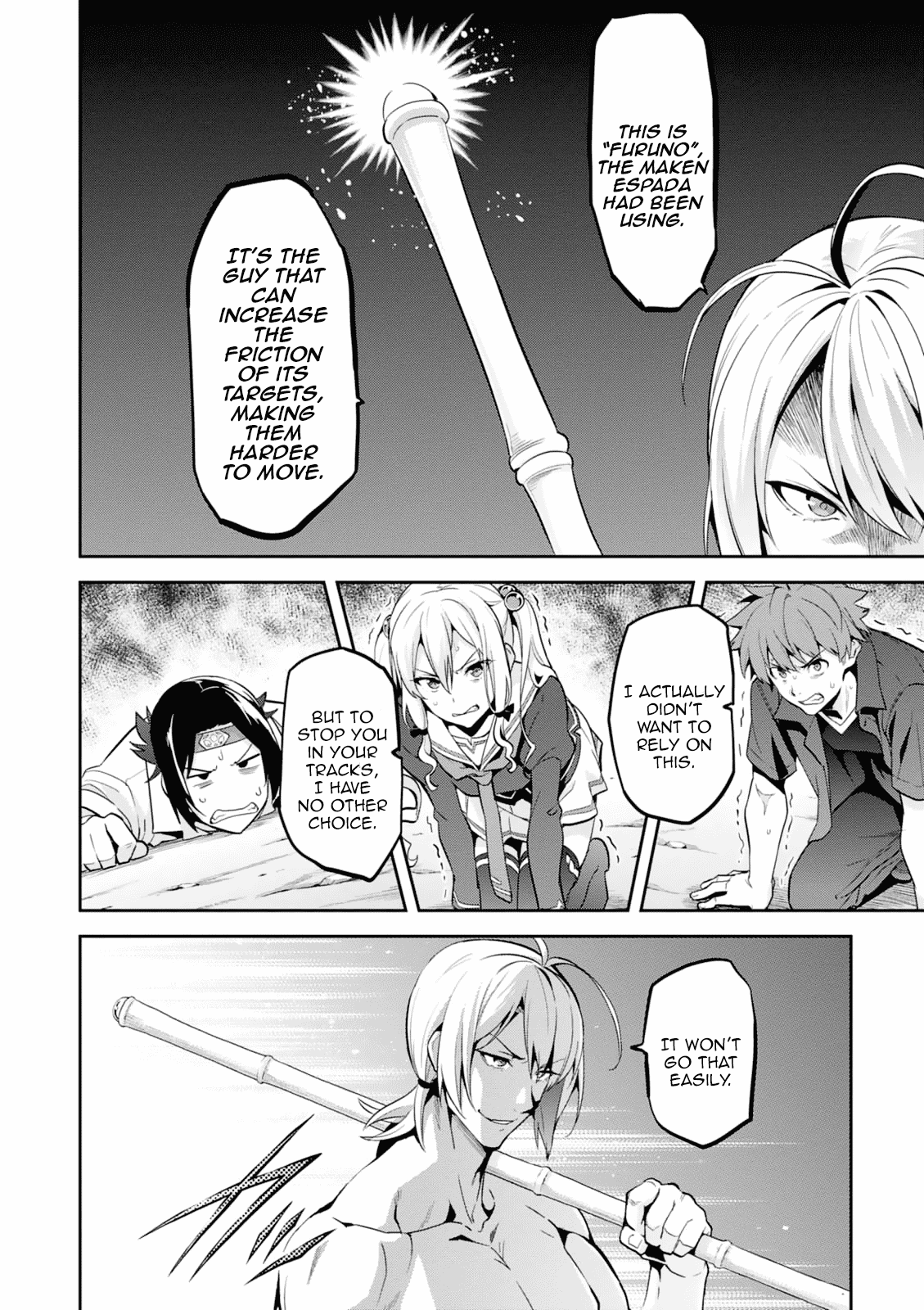 Maken-Ki! Chapter 98 page 16 - Chapter 98: His Reason to Not Give Up