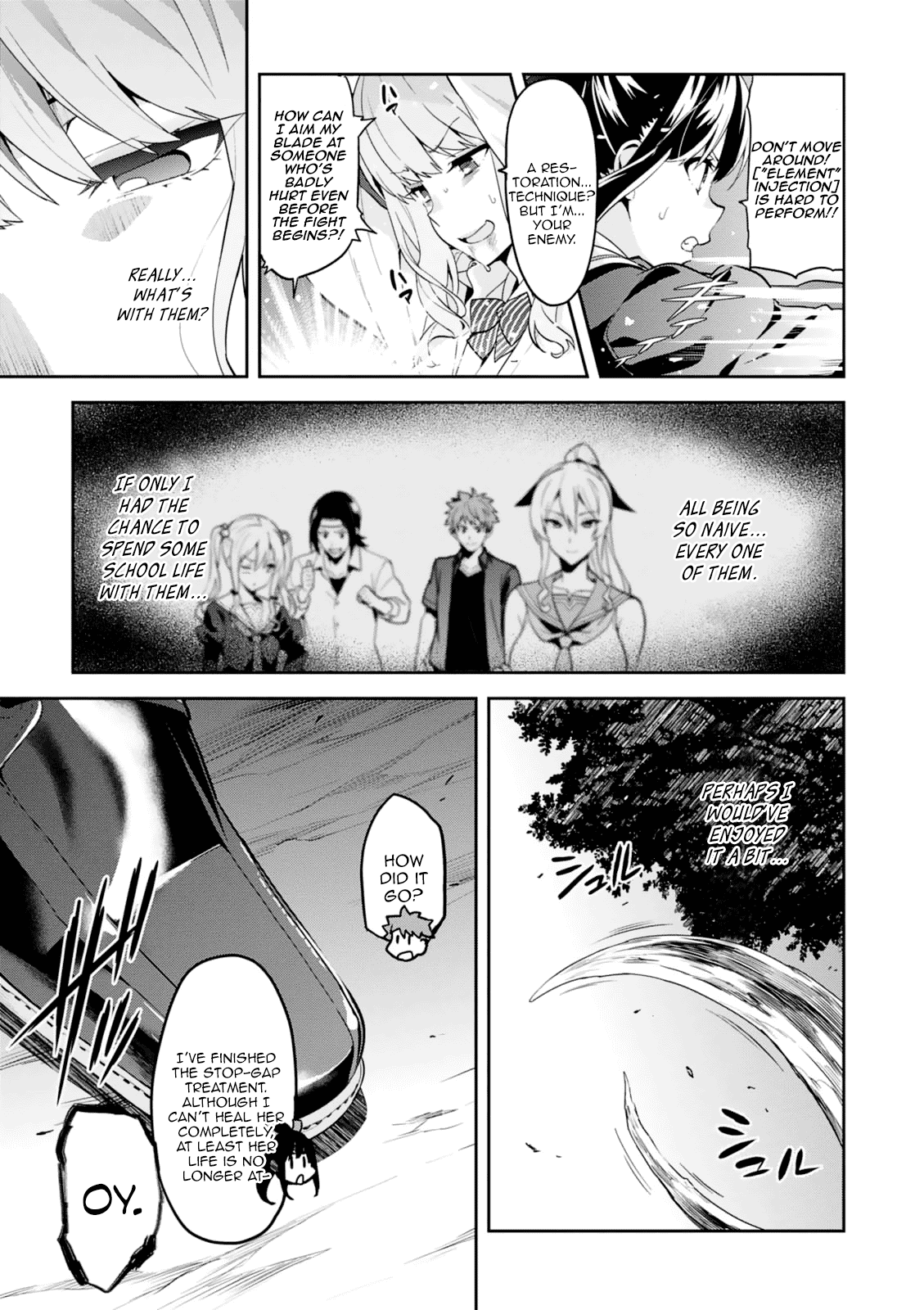 Maken-Ki! Chapter 98 page 5 - Chapter 98: His Reason to Not Give Up