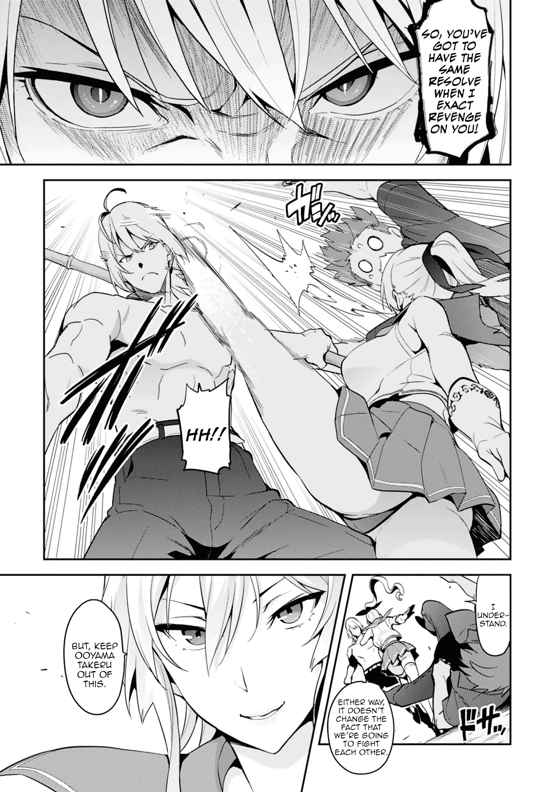 Maken-Ki! Chapter 98 page 9 - Chapter 98: His Reason to Not Give Up