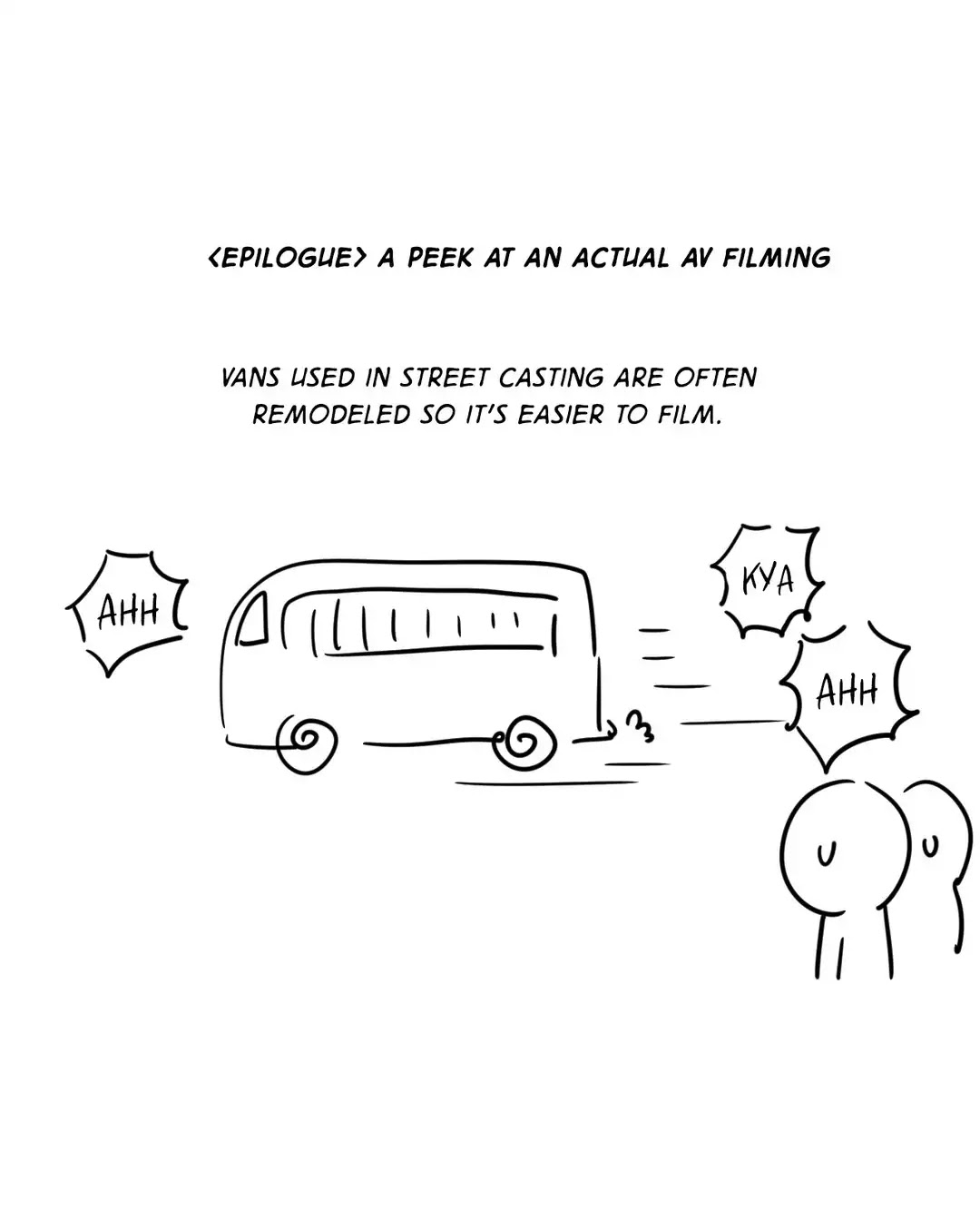 Making AV: A Sneak Peek Chapter 10 page 64 - Chapter 10: Street Casting (2)