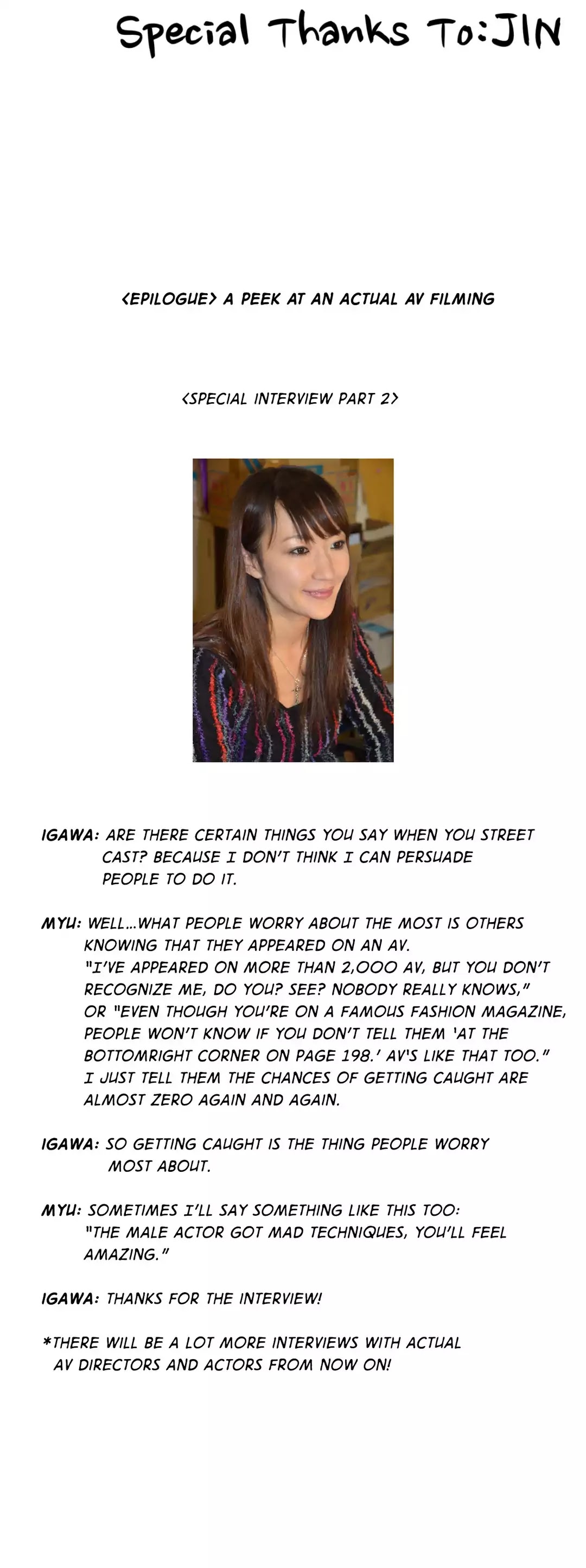 Making AV: A Sneak Peek Chapter 12 page 54 - Chapter 12: Street Casting (4)