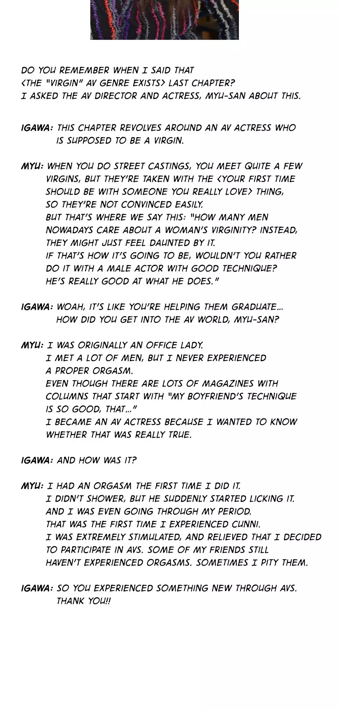 Making AV: A Sneak Peek Chapter 18 page 59 - Chapter 18: Street Casting (10)