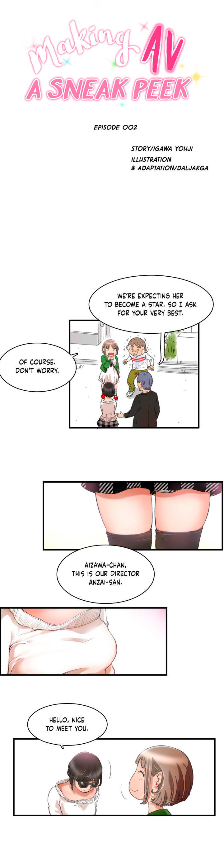 Making AV: A Sneak Peek Chapter 2 page 2 - Chapter 2: College Student Debut (2)