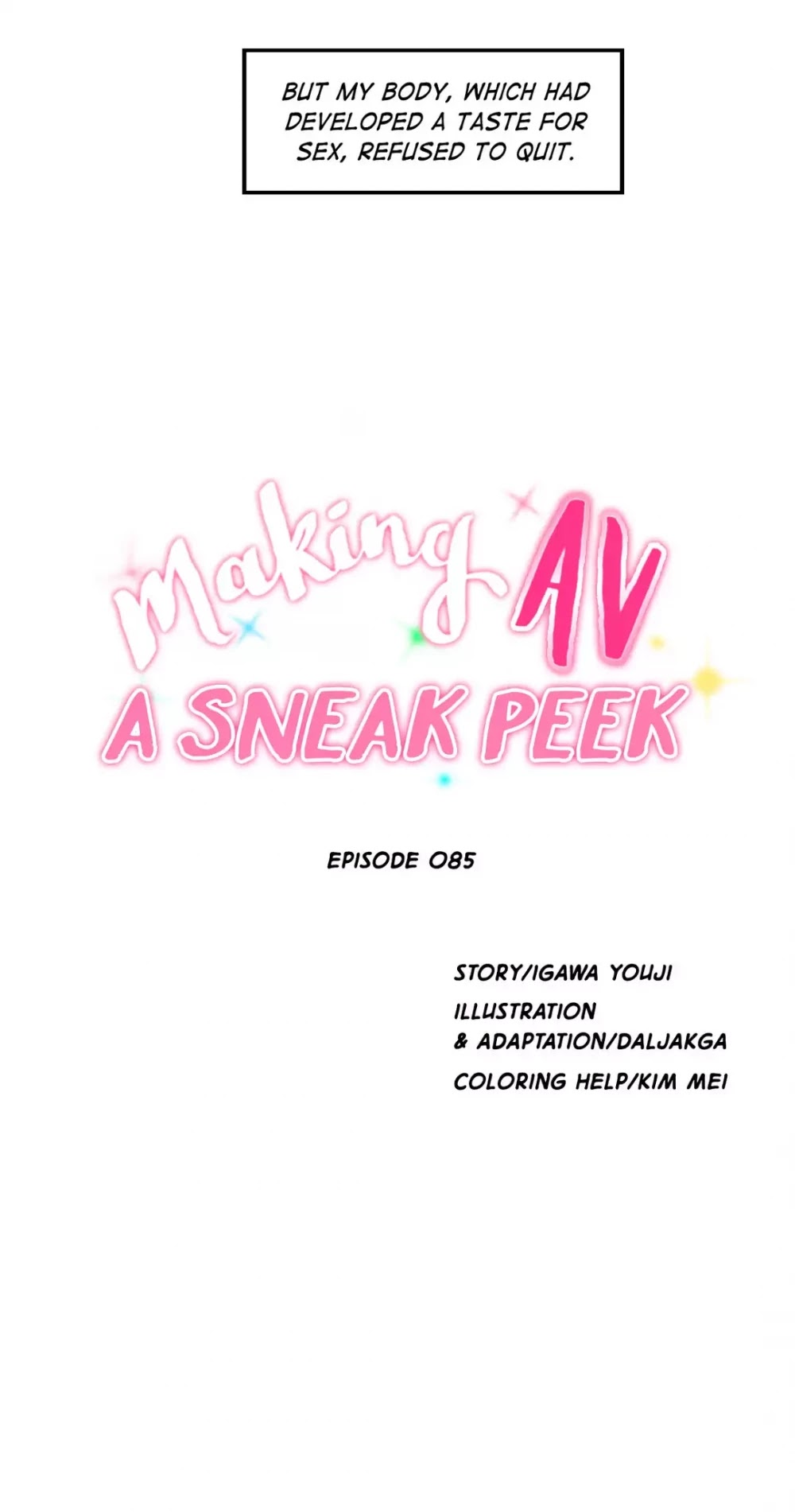 Making AV: A Sneak Peek Chapter 85 page 41 - Chapter 85: Hardcore AV Team (3)