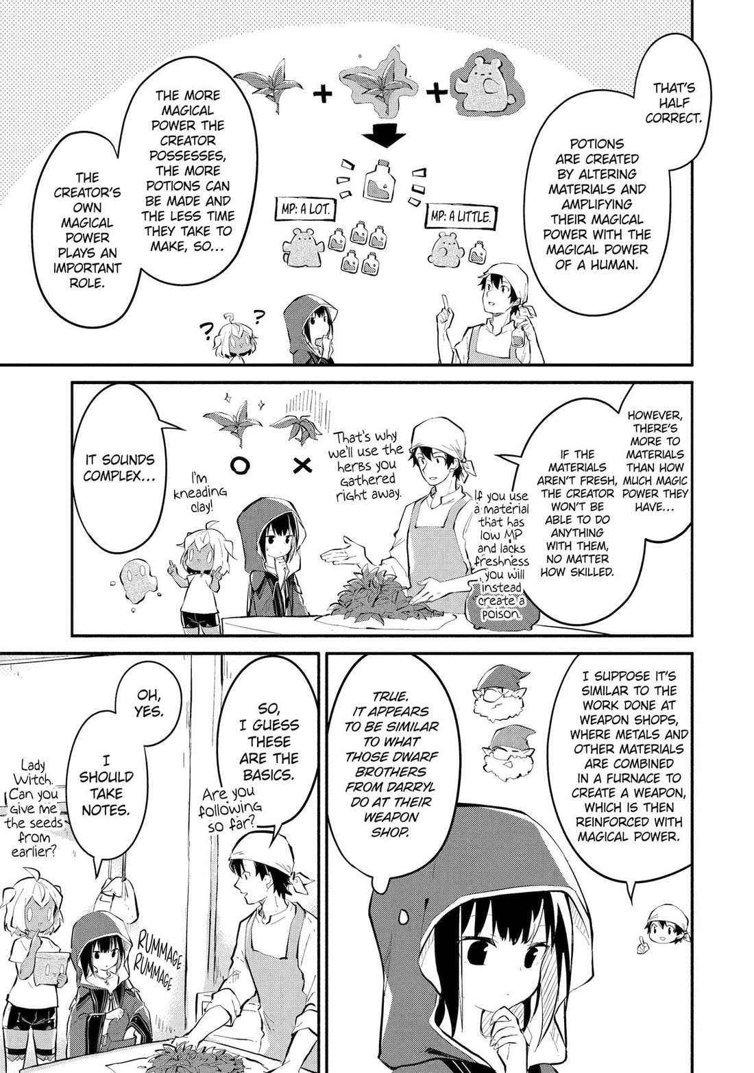Making Magic: The Sweet Life of a Witch Who Knows an Infinite MP Loophole Chapter 11 page 17 - Chapter 11