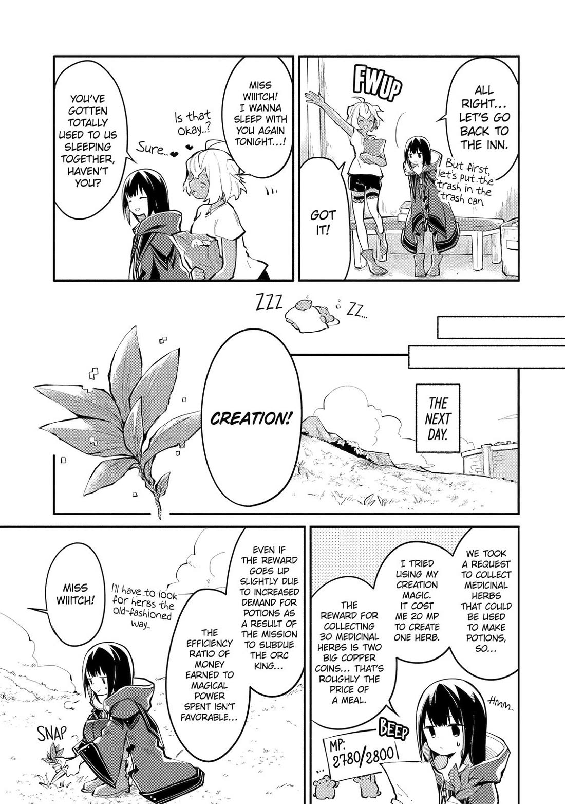 Making Magic: The Sweet Life of a Witch Who Knows an Infinite MP Loophole Chapter 7 page 7 - Chapter 7