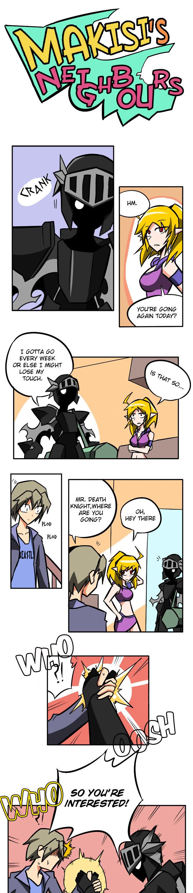 Makisi's Neighbours Chapter 4 page 1 - Chapter 4