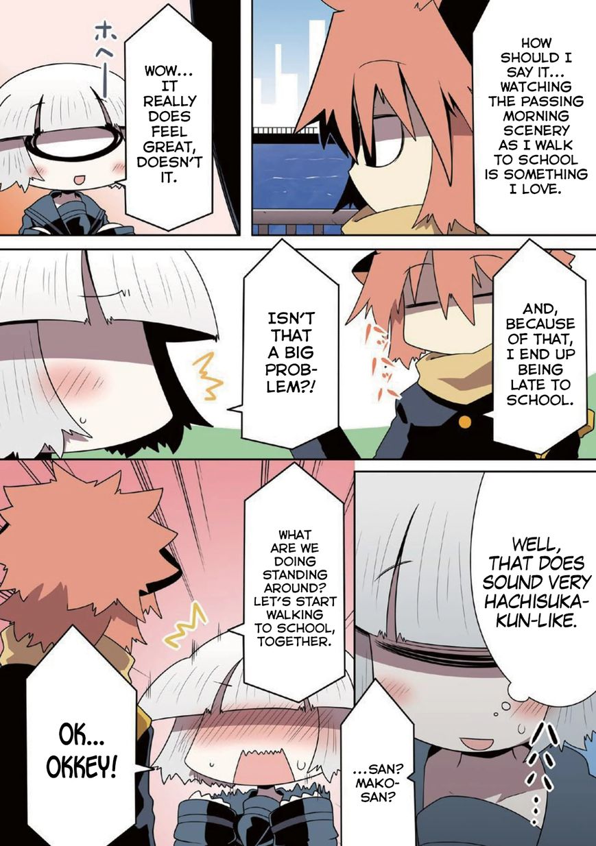 Mako-san to Hachisuka-kun. Chapter 0 page 8 - Chapter 0 : Going to school