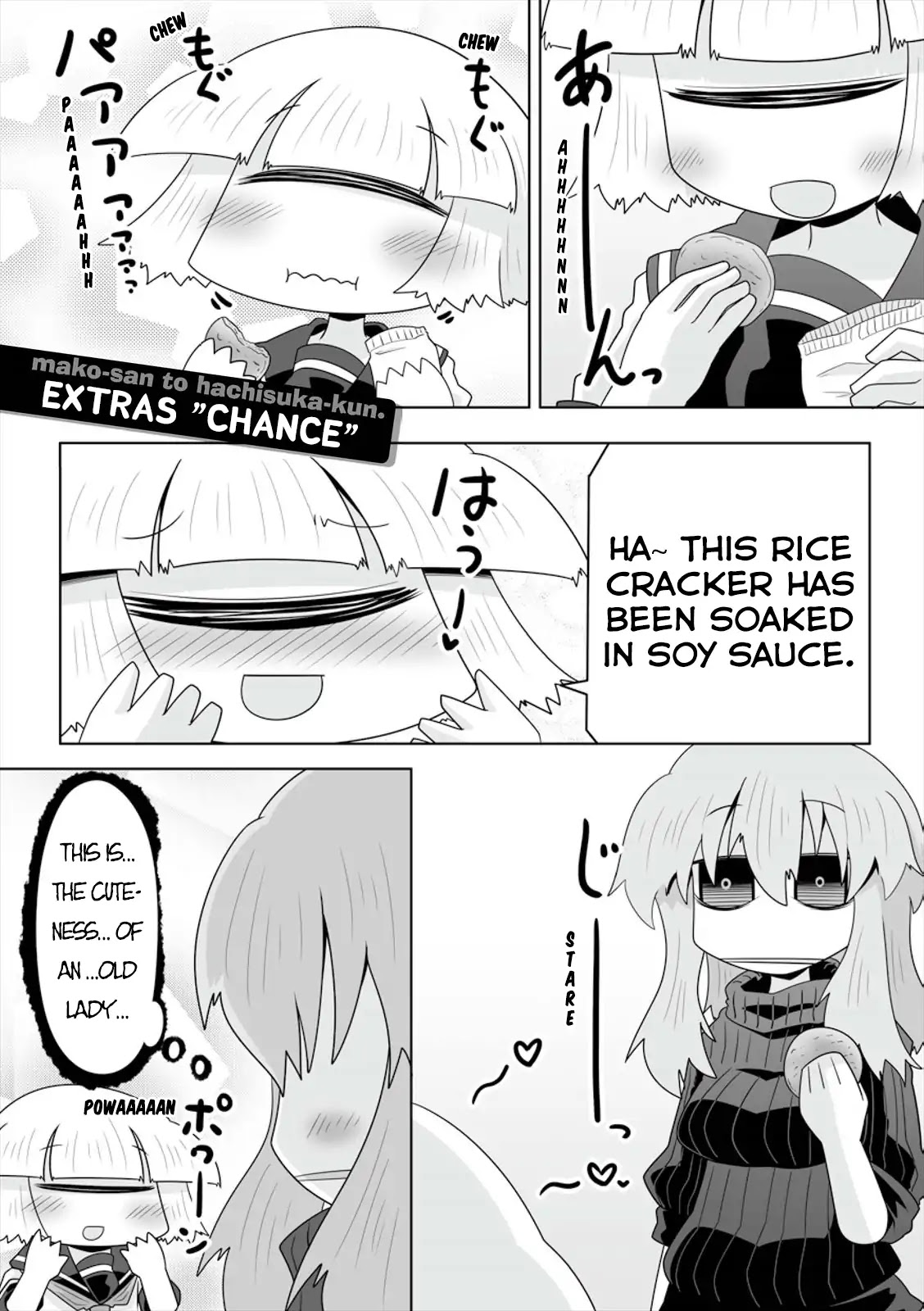 Mako-san to Hachisuka-kun. Chapter 10.25 page 1 - Chapter 10.25: Extra: Chance