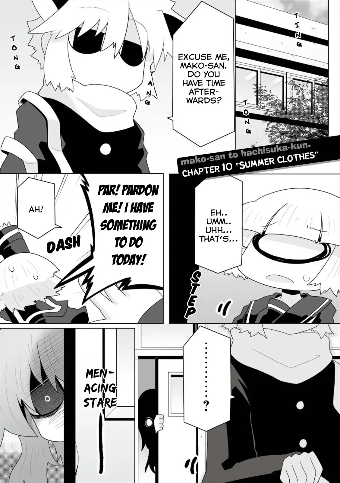 Mako-san to Hachisuka-kun. Chapter 10 page 1 - Chapter 10: Summer Clothes