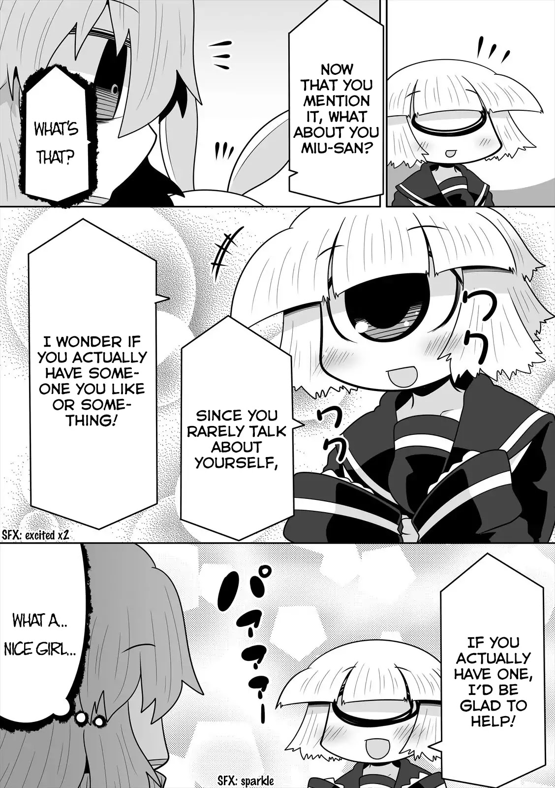 Mako-san to Hachisuka-kun. Chapter 14.5 page 4 - Chapter 14.5: Girls Meeting