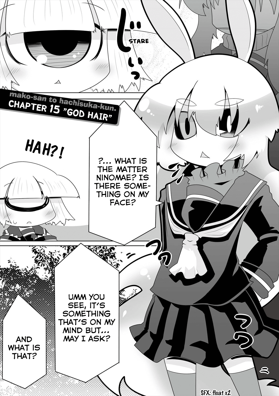 Mako-san to Hachisuka-kun. Chapter 15 page 1 - Chapter 15: God Hair