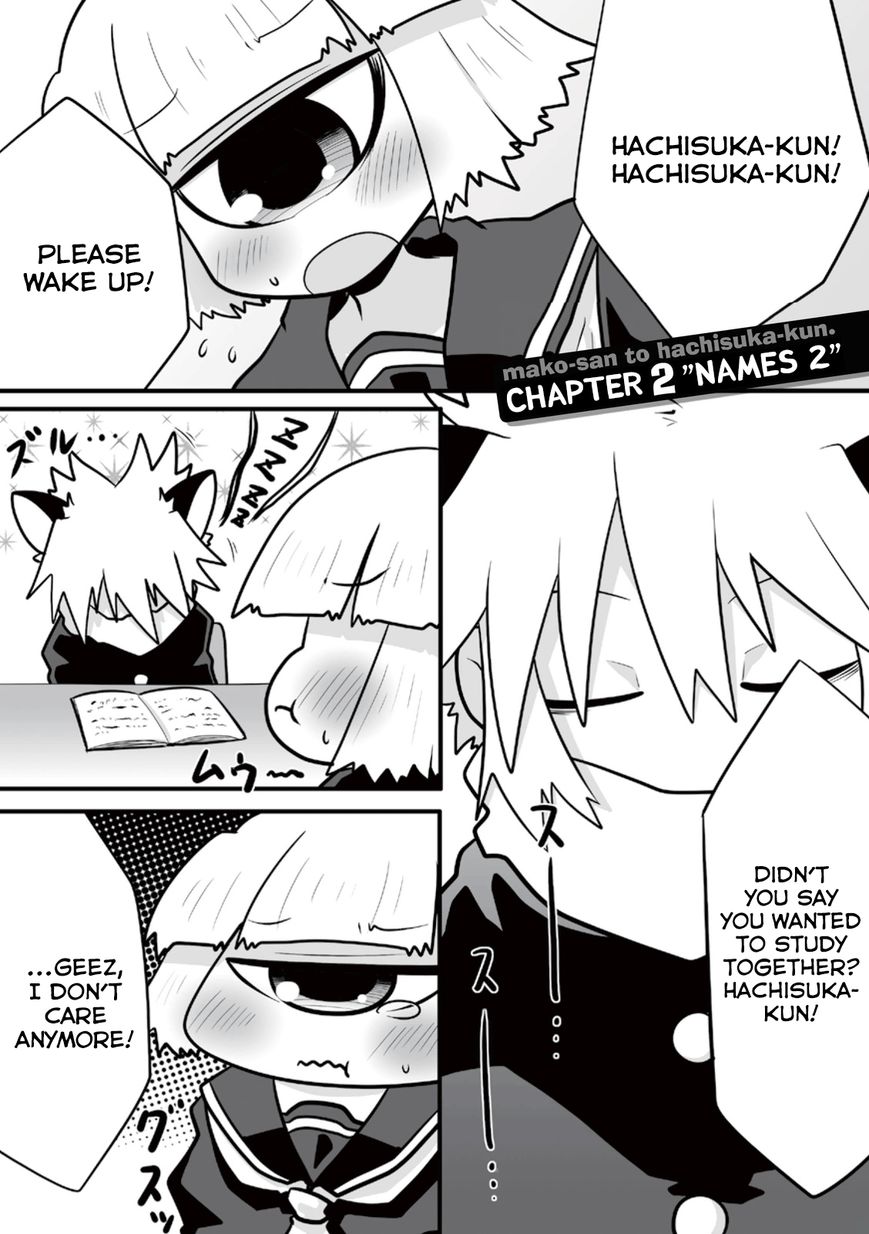 Mako-san to Hachisuka-kun. Chapter 2 page 1 - Chapter 2 : Names 2