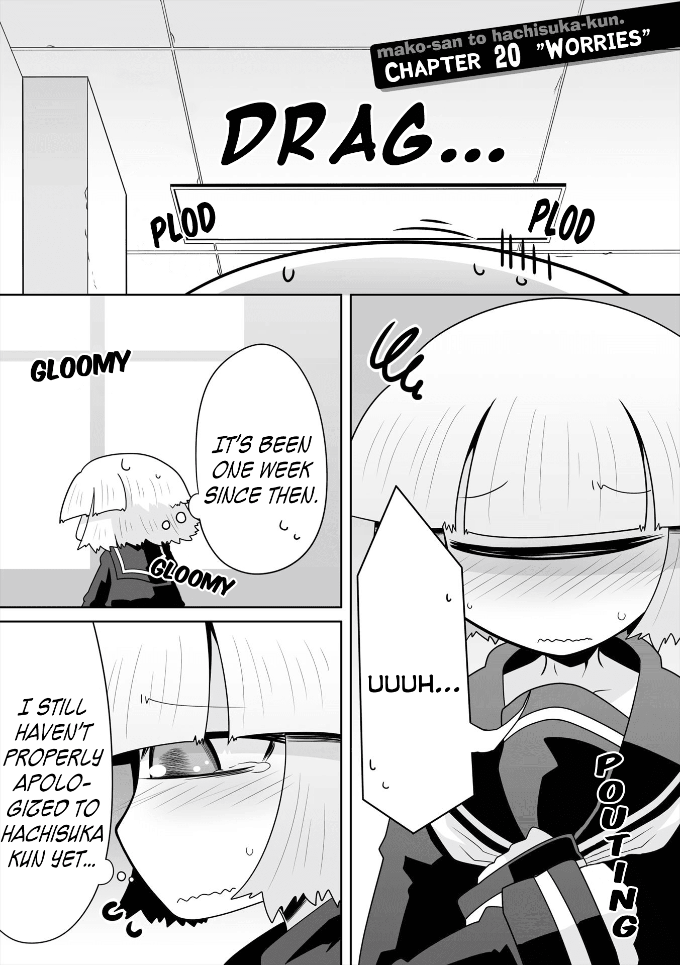 Mako-san to Hachisuka-kun. Chapter 20 page 1 - Chapter 20: Worries