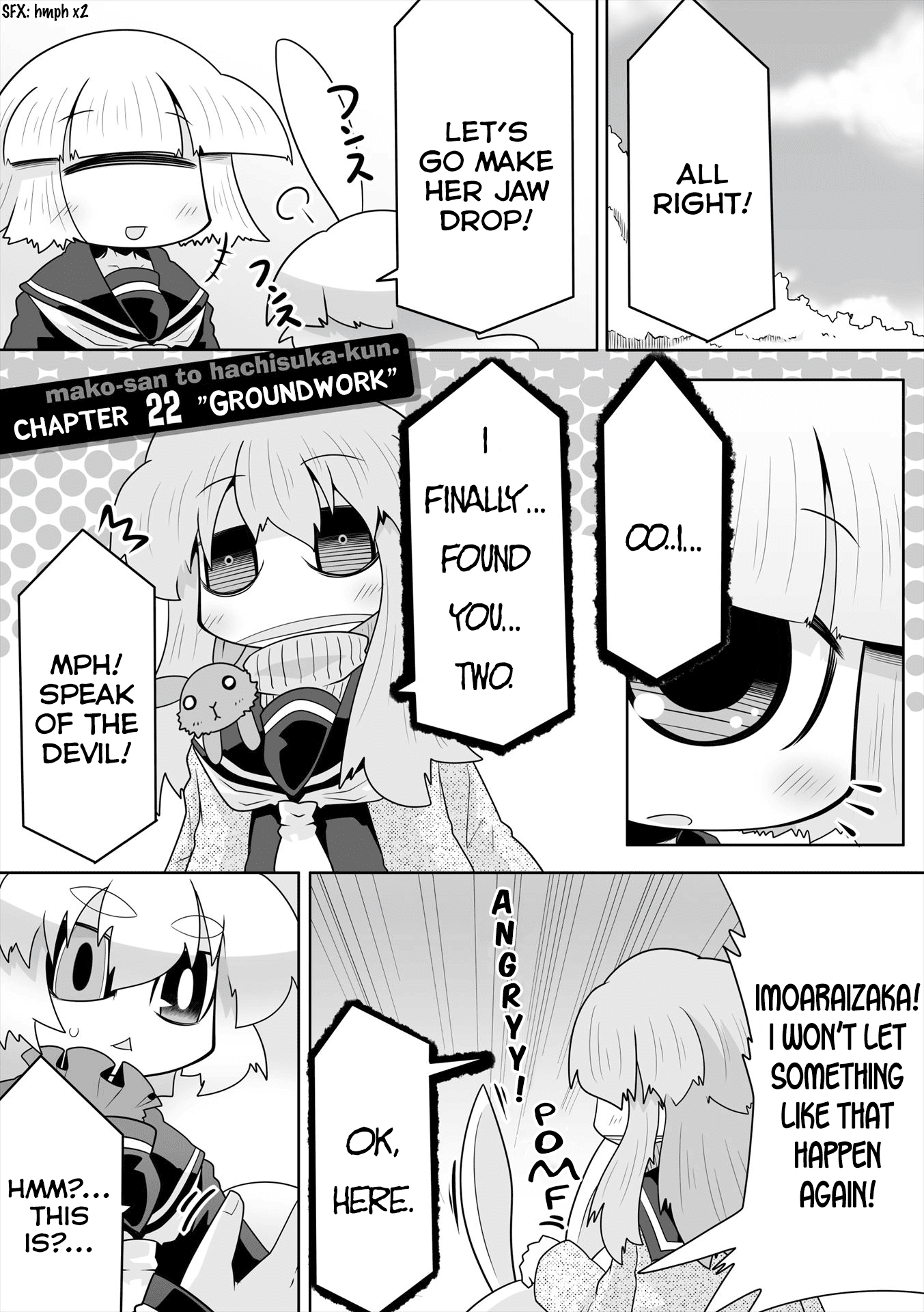 Mako-san to Hachisuka-kun. Chapter 22 page 1 - Chapter 22: Groundwork