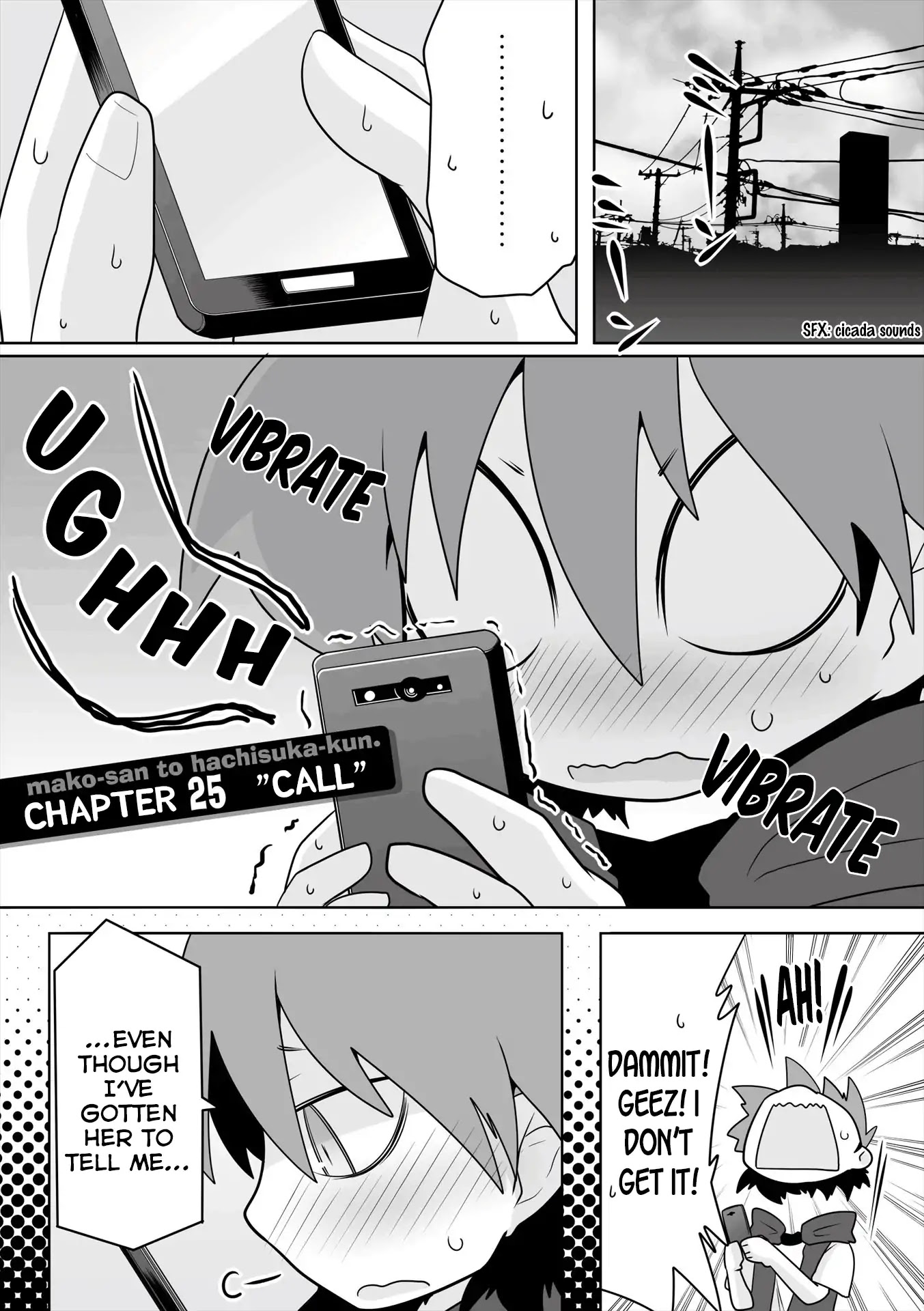 Mako-san to Hachisuka-kun. Chapter 25 page 1 - Chapter 25: Call