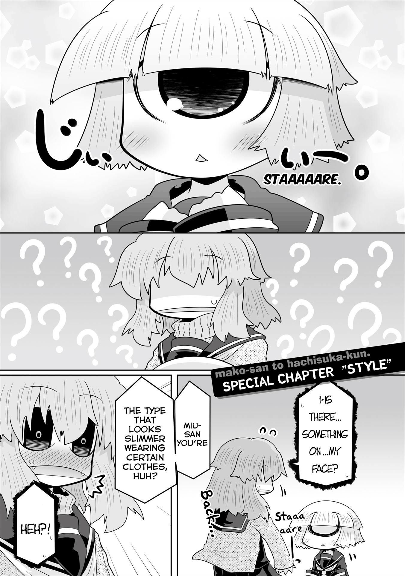 Mako-san to Hachisuka-kun. Chapter 28.5 page 1 - Chapter 28.5: Style