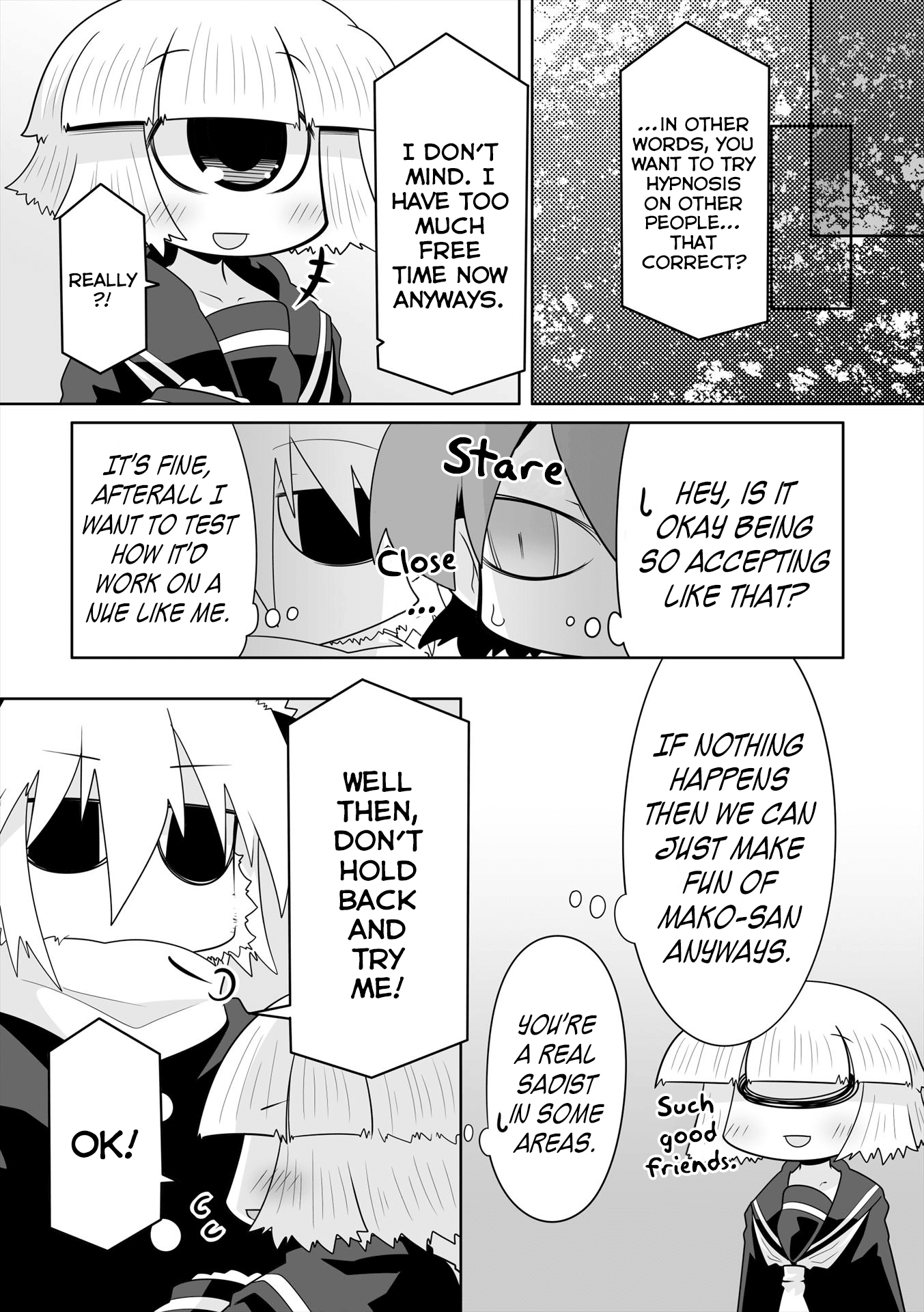 Mako-san to Hachisuka-kun. Chapter 28 page 9 - Chapter 28: Hypnosis
