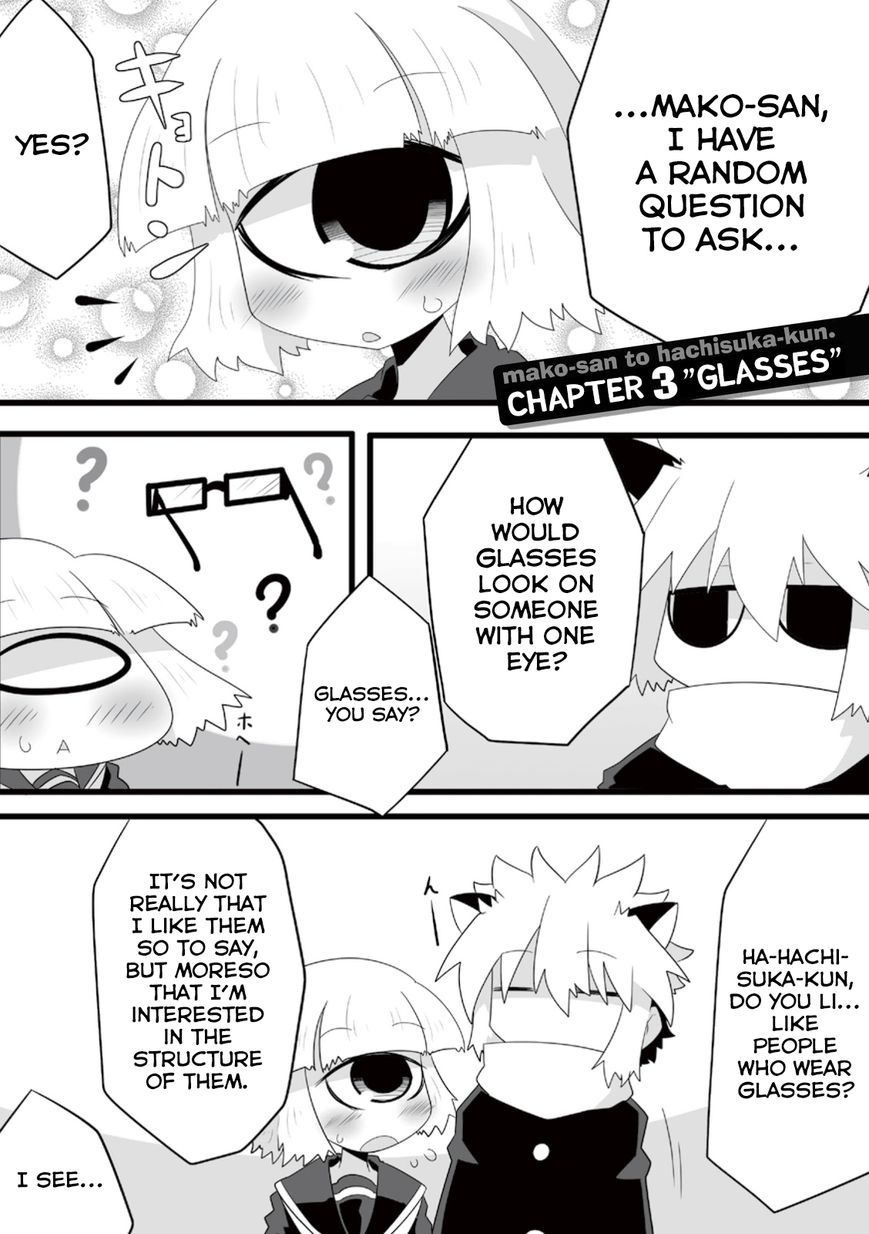 Mako-san to Hachisuka-kun. Chapter 3 page 1 - Chapter 3 : Glasses