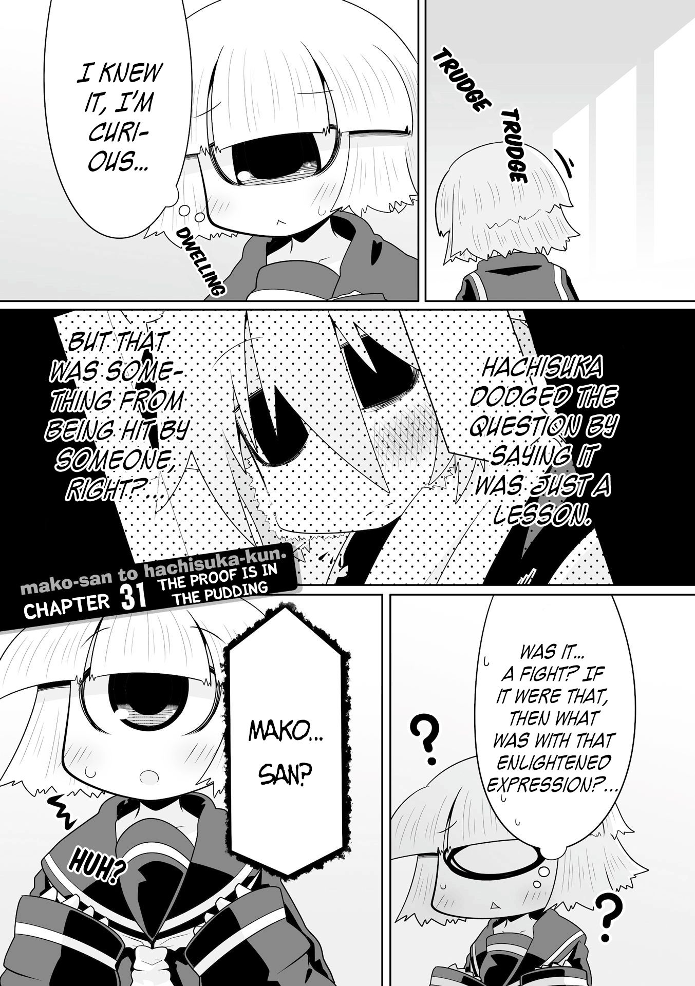 Mako-san to Hachisuka-kun. Chapter 31 page 1 - Chapter 31: The Proof is in the Pudding