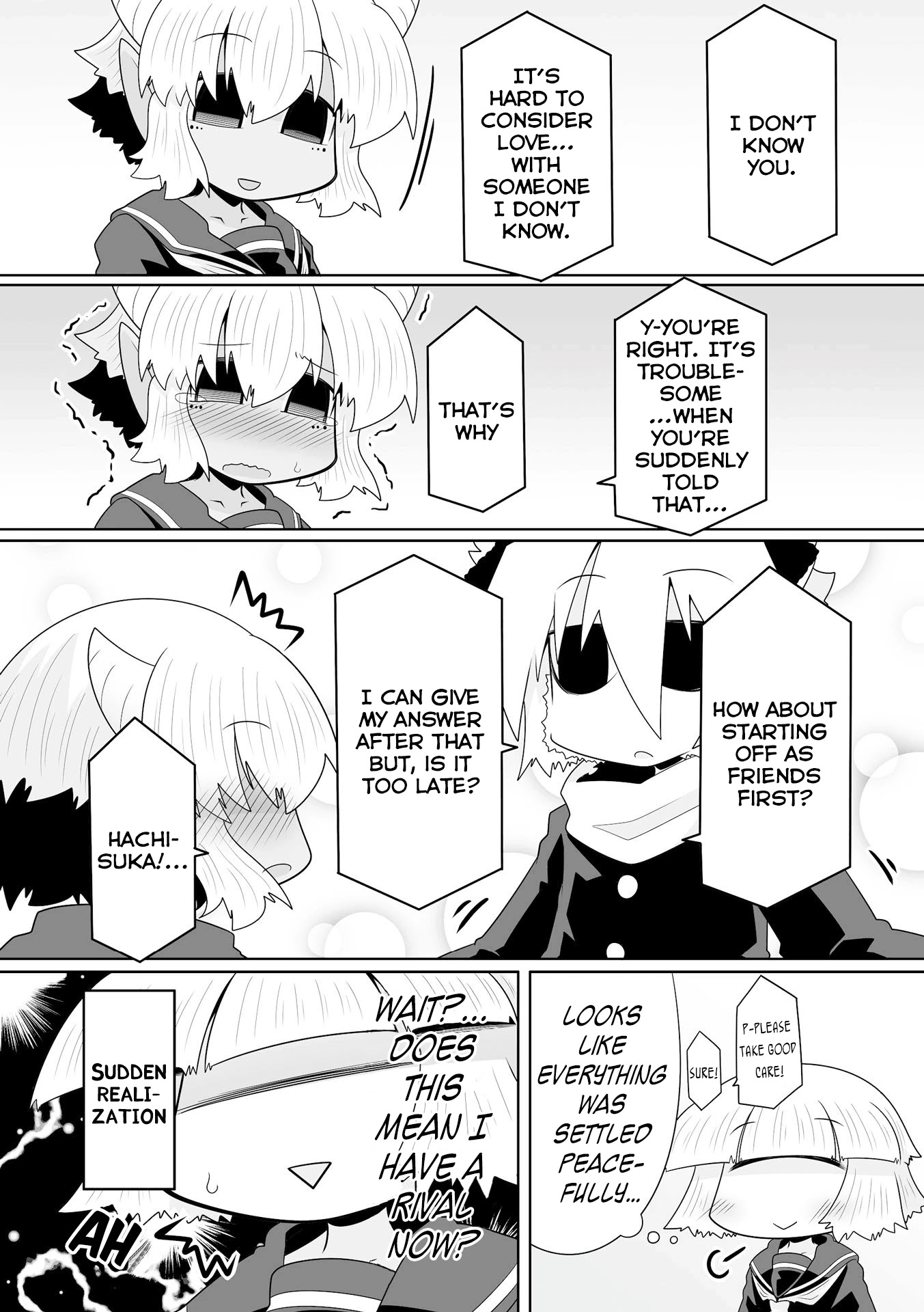 Mako-san to Hachisuka-kun. Chapter 32 page 12 - Chapter 32: Rival v2