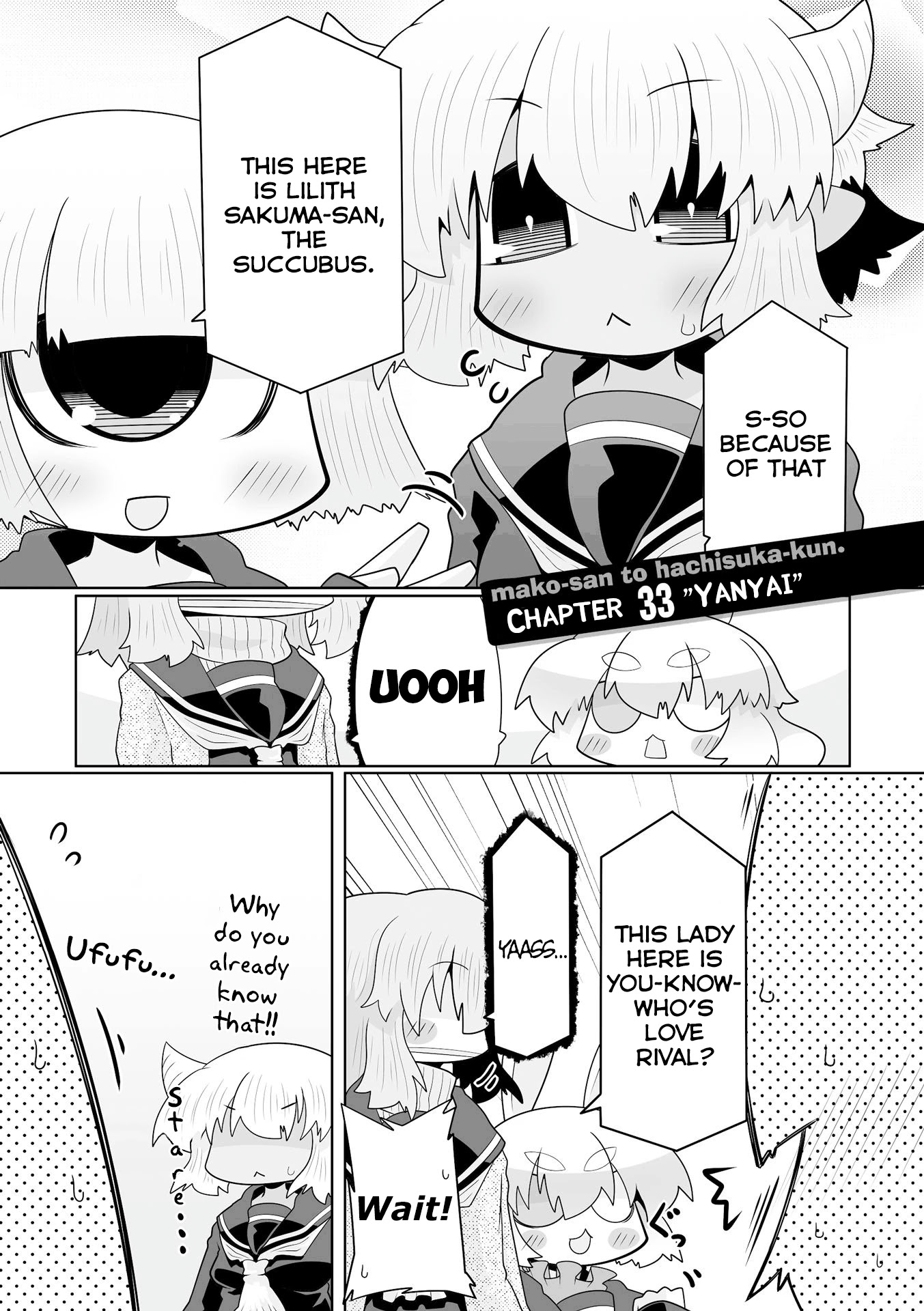 Mako-san to Hachisuka-kun. Chapter 33 page 1 - Chapter 33: Yanyai