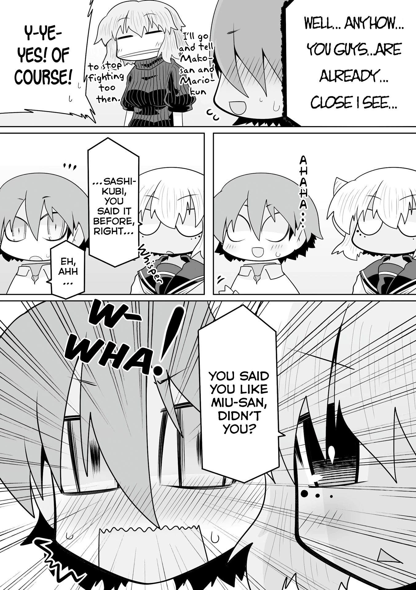 Mako-san to Hachisuka-kun. Chapter 36 page 10 - Chapter 36: Common Enemy