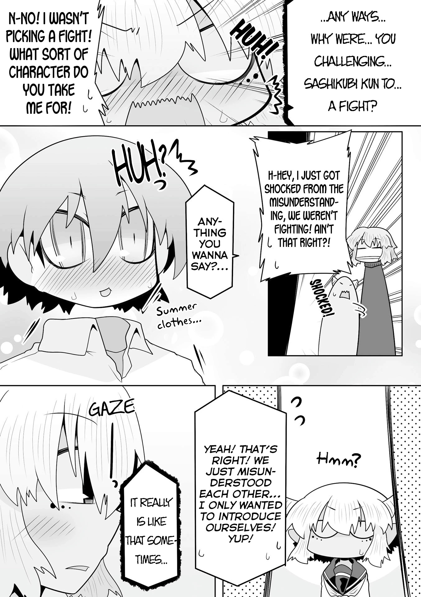 Mako-san to Hachisuka-kun. Chapter 36 page 9 - Chapter 36: Common Enemy