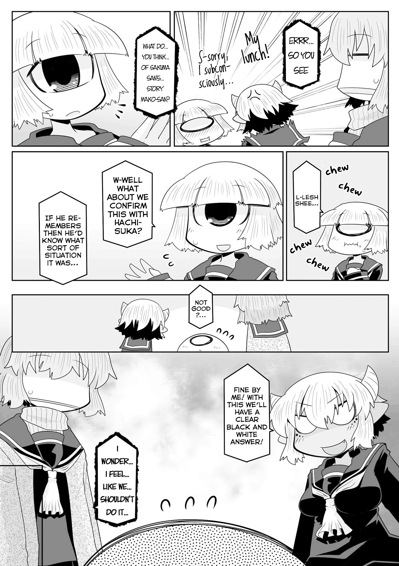 Mako-san to Hachisuka-kun. Chapter 38.5 page 5 - Chapter 38.5: Romantic