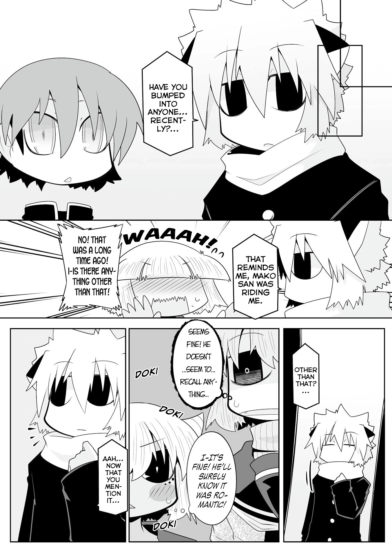 Mako-san to Hachisuka-kun. Chapter 38.5 page 6 - Chapter 38.5: Romantic