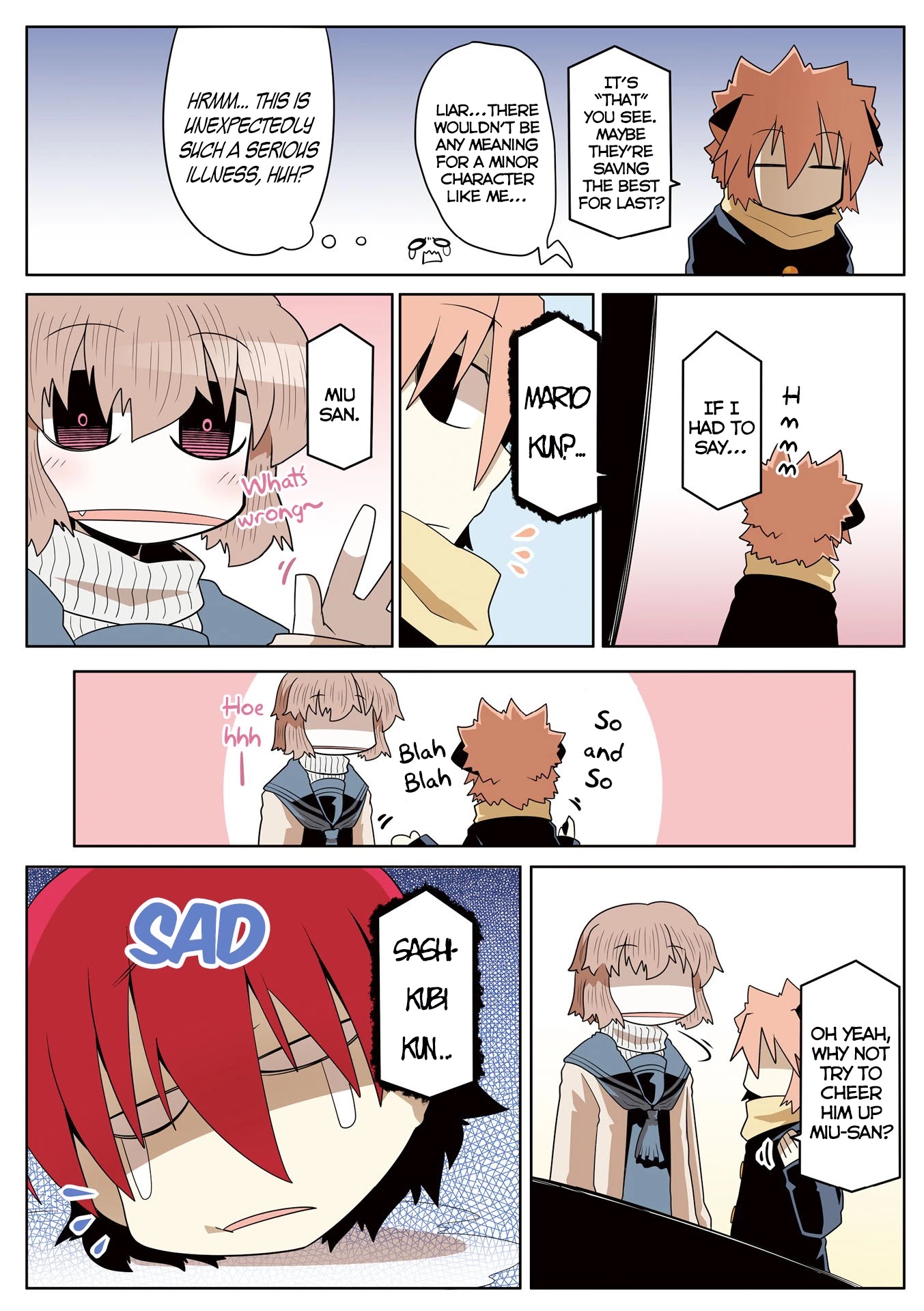 Mako-san to Hachisuka-kun. Chapter 38.75 page 8 - Chapter 38.75: Hate?