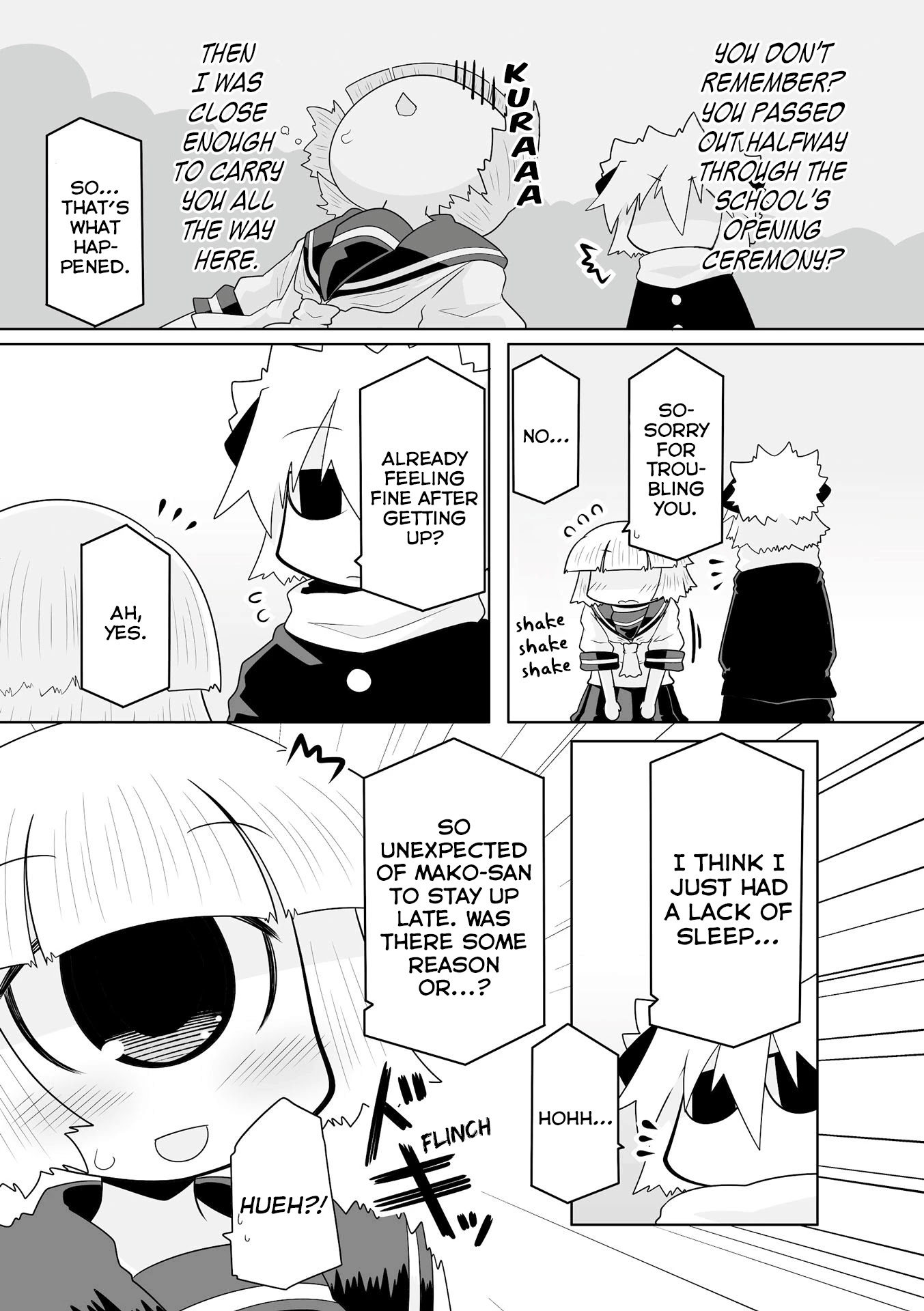 Mako-san to Hachisuka-kun. Chapter 38 page 3 - Chapter 38: Twogether Alone