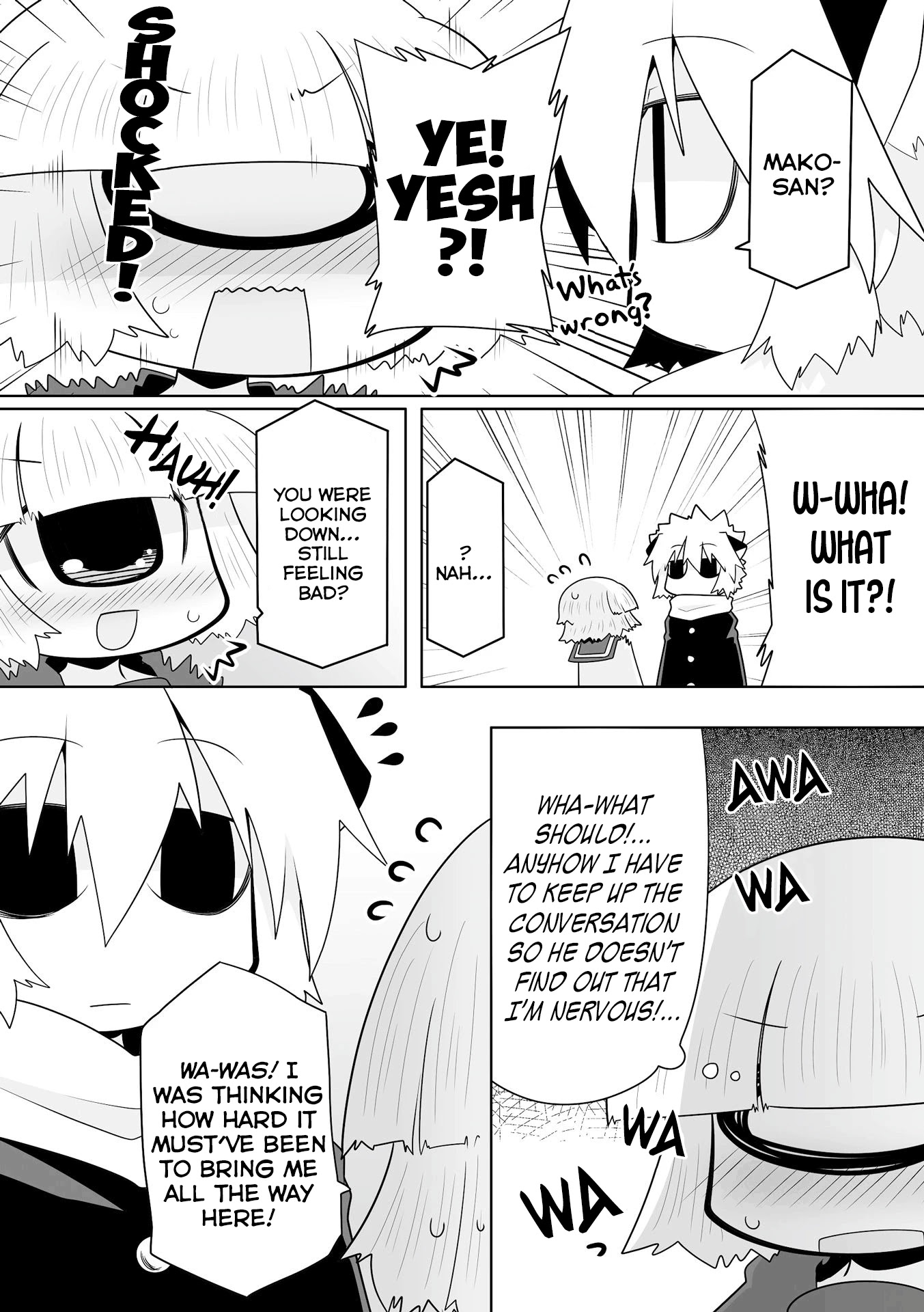 Mako-san to Hachisuka-kun. Chapter 38 page 8 - Chapter 38: Twogether Alone
