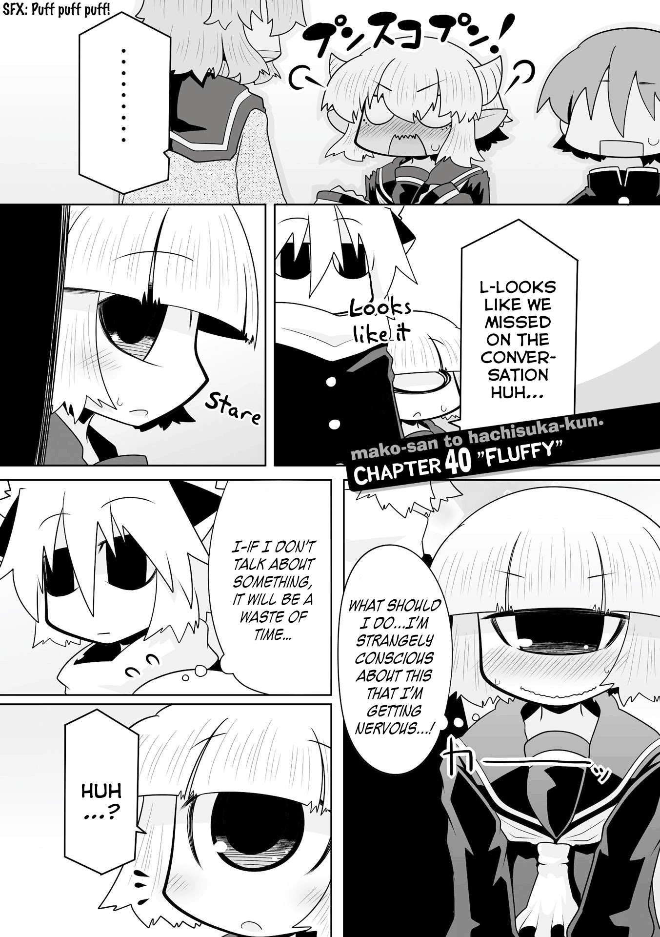 Mako-san to Hachisuka-kun. Chapter 40 page 1 - Chapter 40: Fluffy