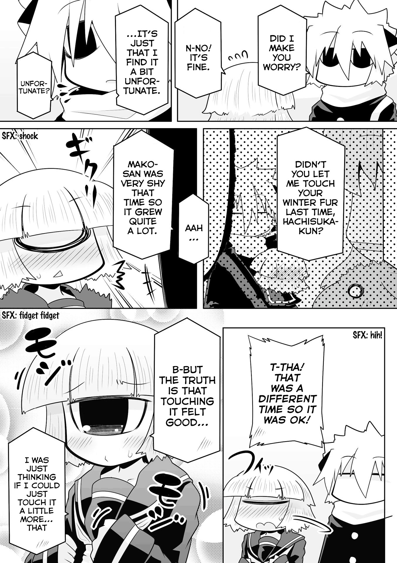 Mako-san to Hachisuka-kun. Chapter 40 page 3 - Chapter 40: Fluffy
