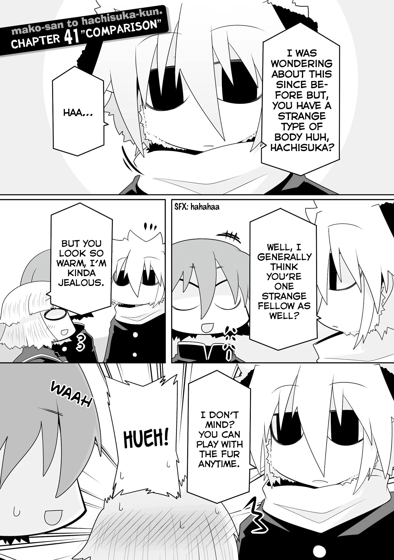 Mako-san to Hachisuka-kun. Chapter 41 page 1 - Chapter 41: Comparison